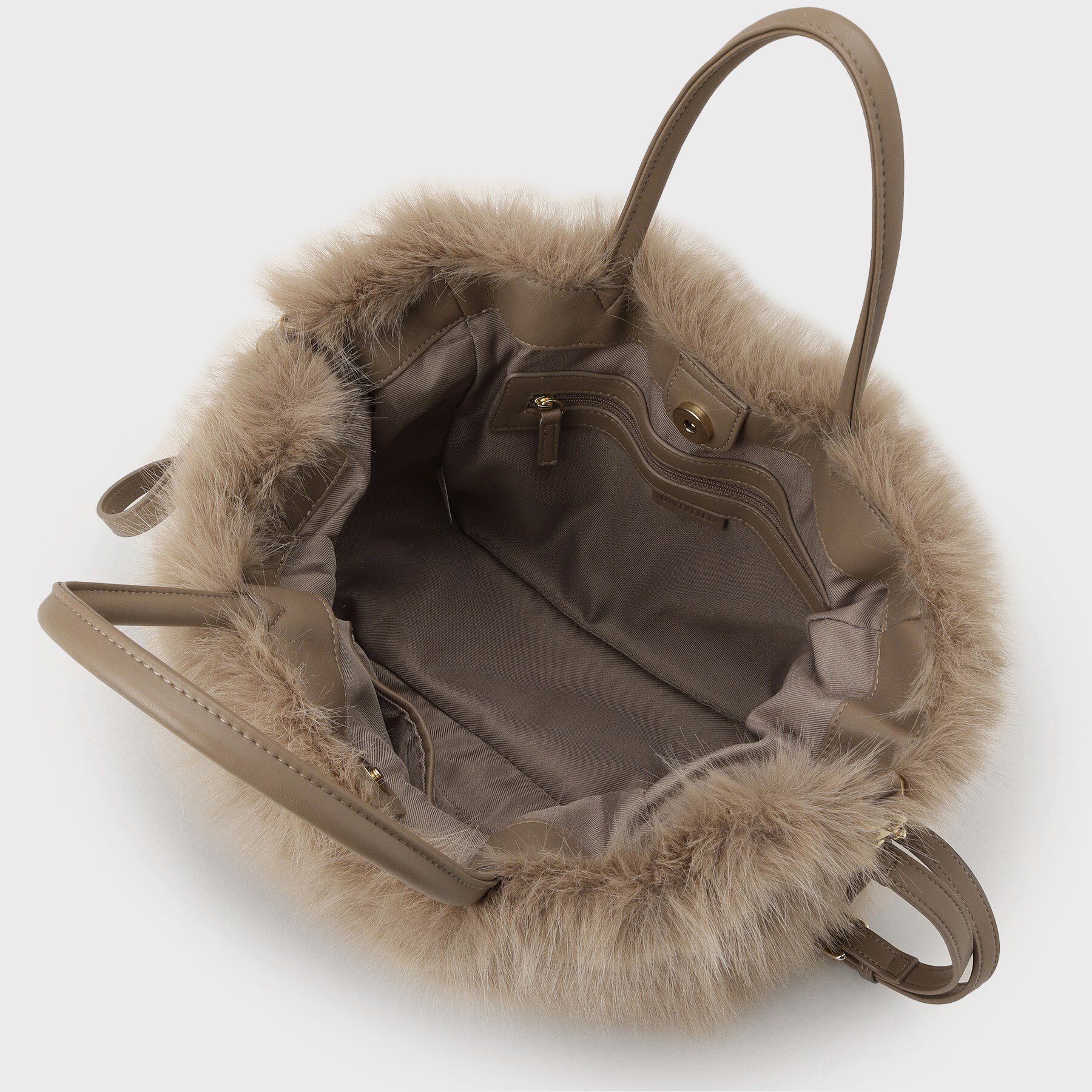 UNTITLED「【定番人気！】2Wayドロストフェイクファートート」|トートバッグ|