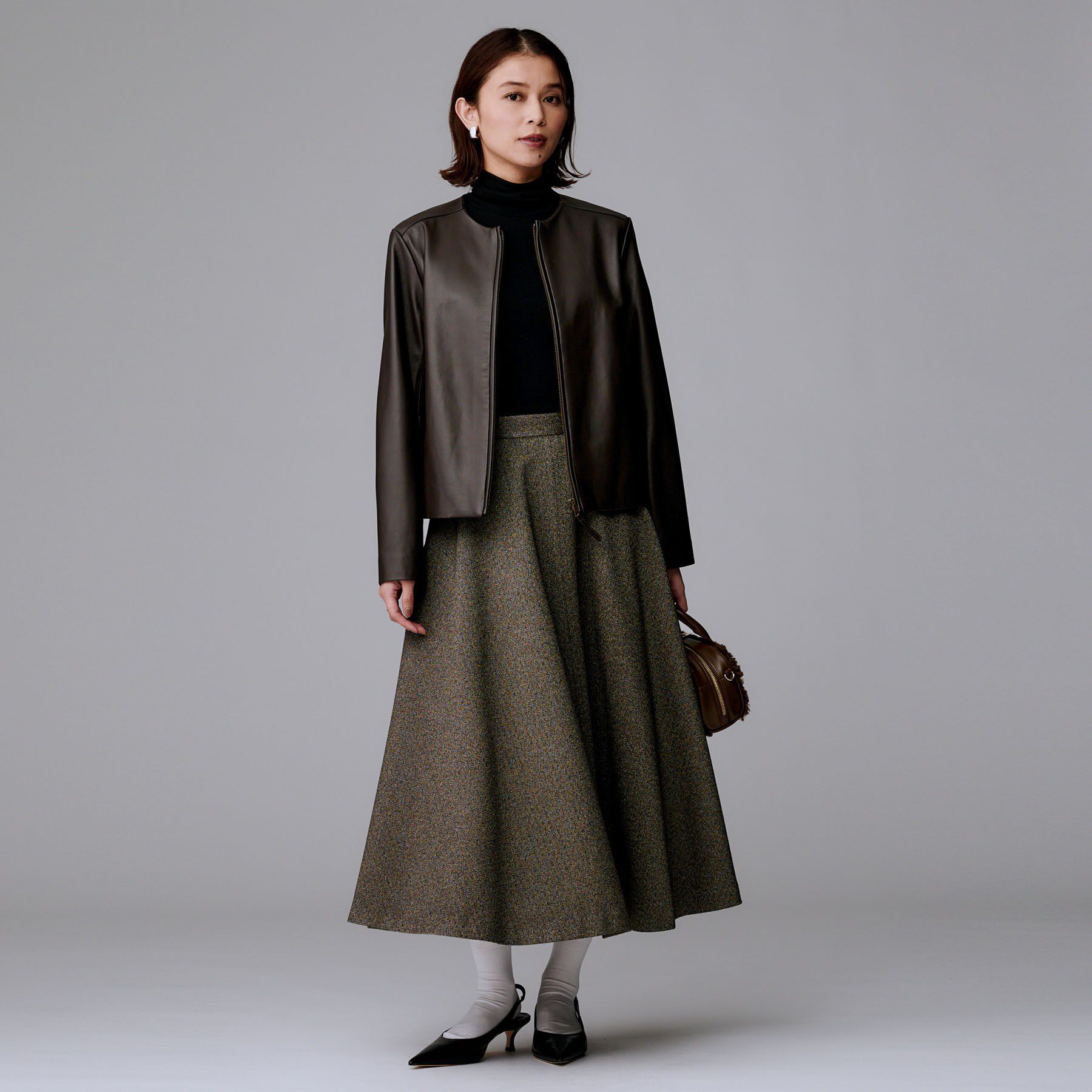 UNTITLED「【吸湿発熱/洗える】ハイネックインナー」|Tシャツ・カットソー|