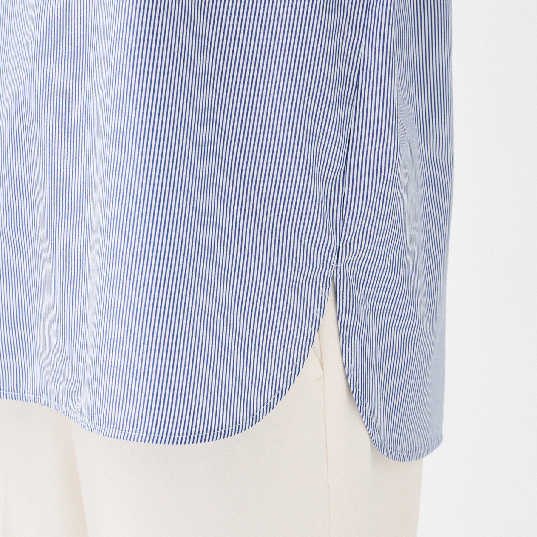 UNTITLED「【重ね着レイヤード/スーツブラウス】ファインブロードハイネックシャツ」|シャツ・ブラウス|