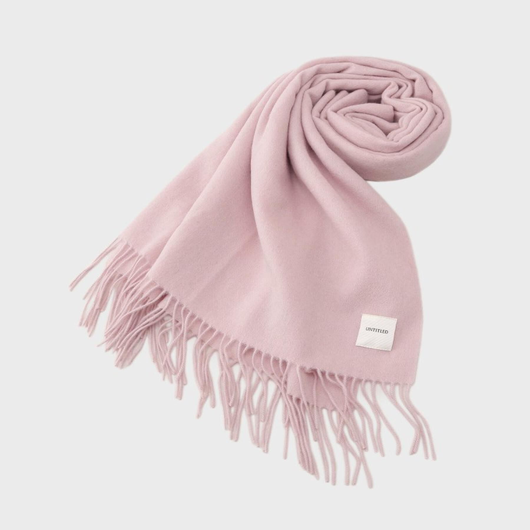 UNTITLED「【ウォッシャブル】ウールカシミヤストール」|ストール|ライトピンク(070