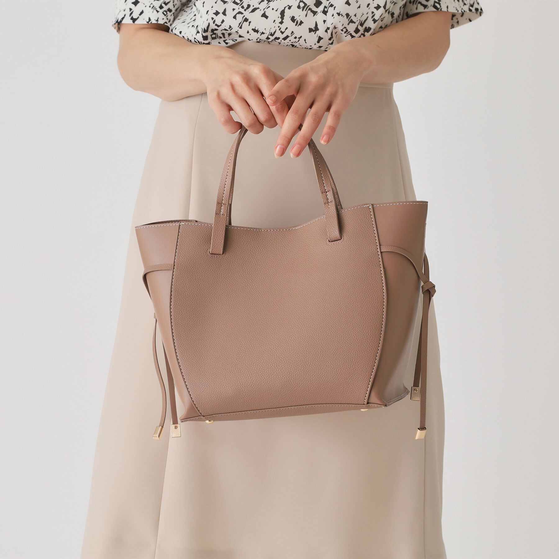 COUP DE CHANCE「3WAYトート／オン・オフ使えるトート」|トートバッグ|ブラウン(040)