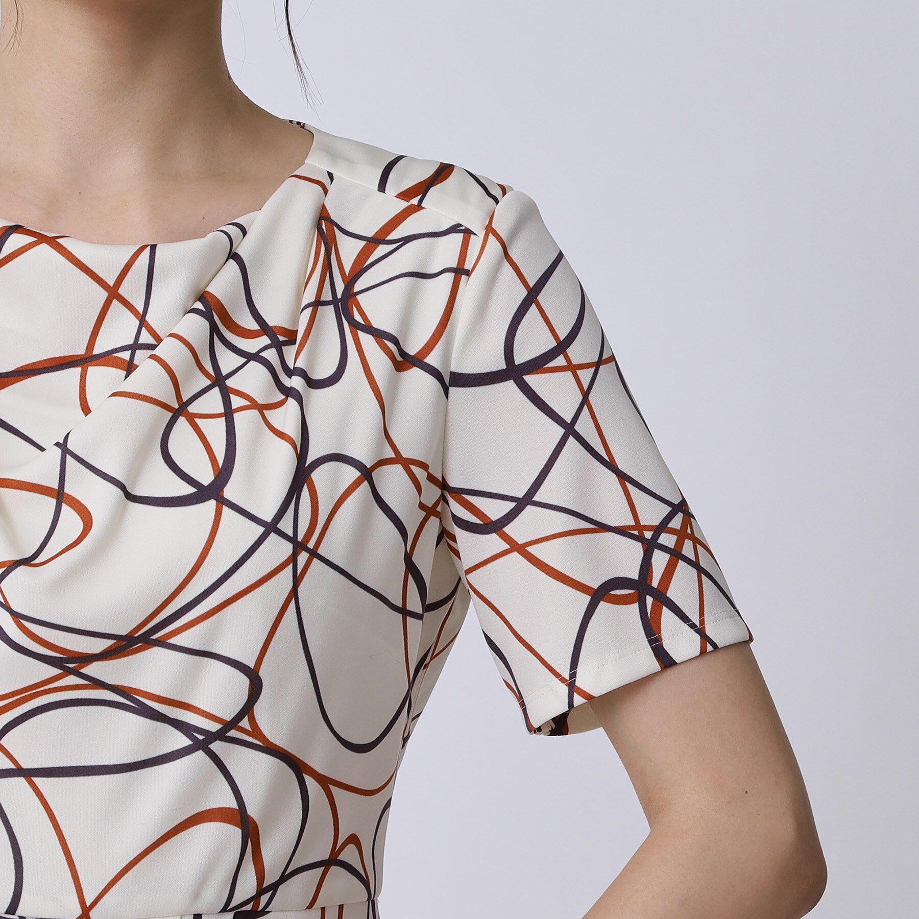 COUP DE CHANCE「【手洗い可／日本製】ジャージ素材タイトワンピース」|ワンピース|