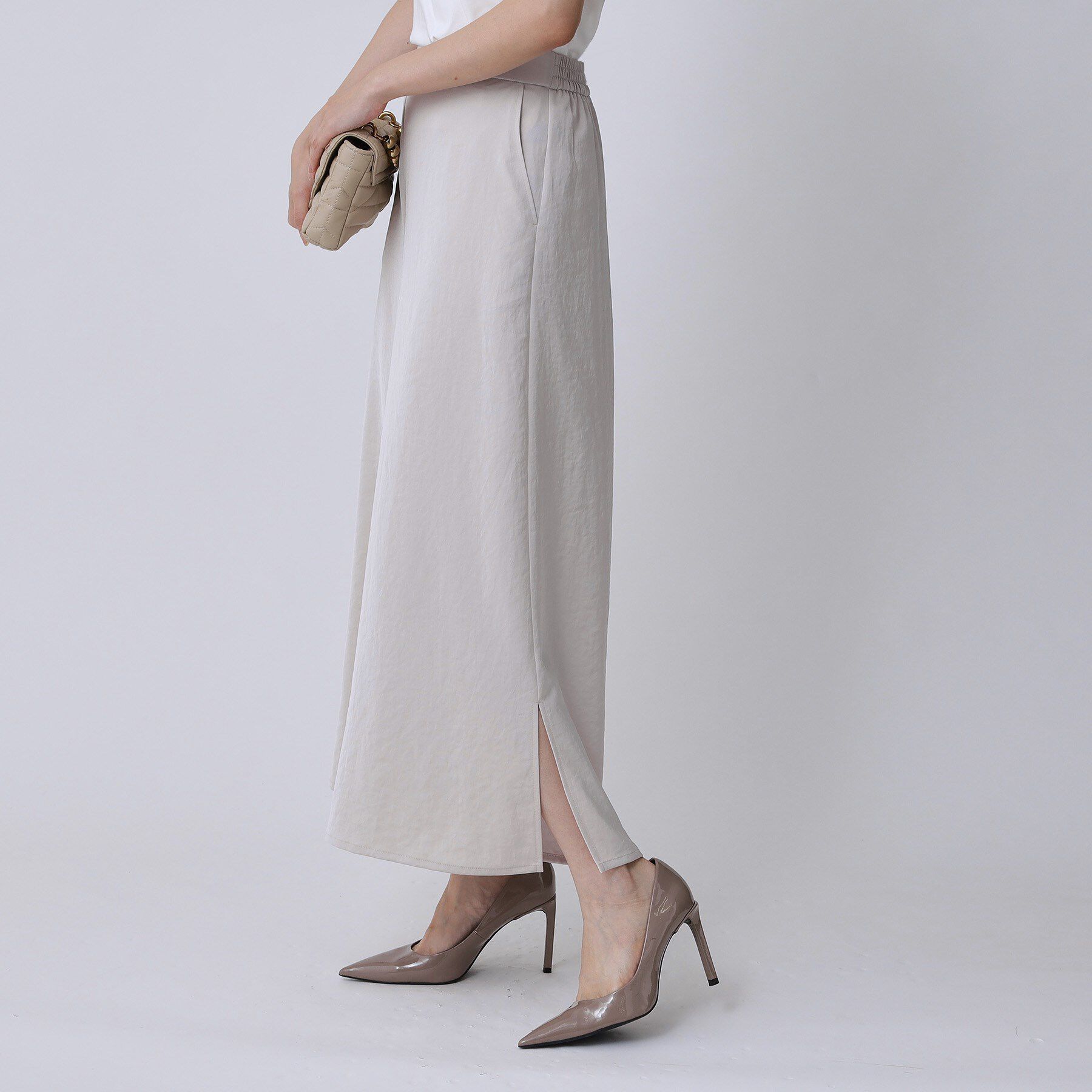 COUP DE CHANCE「【手洗い可／日本製】サイドスリット入りワイドパンツ」|その他|