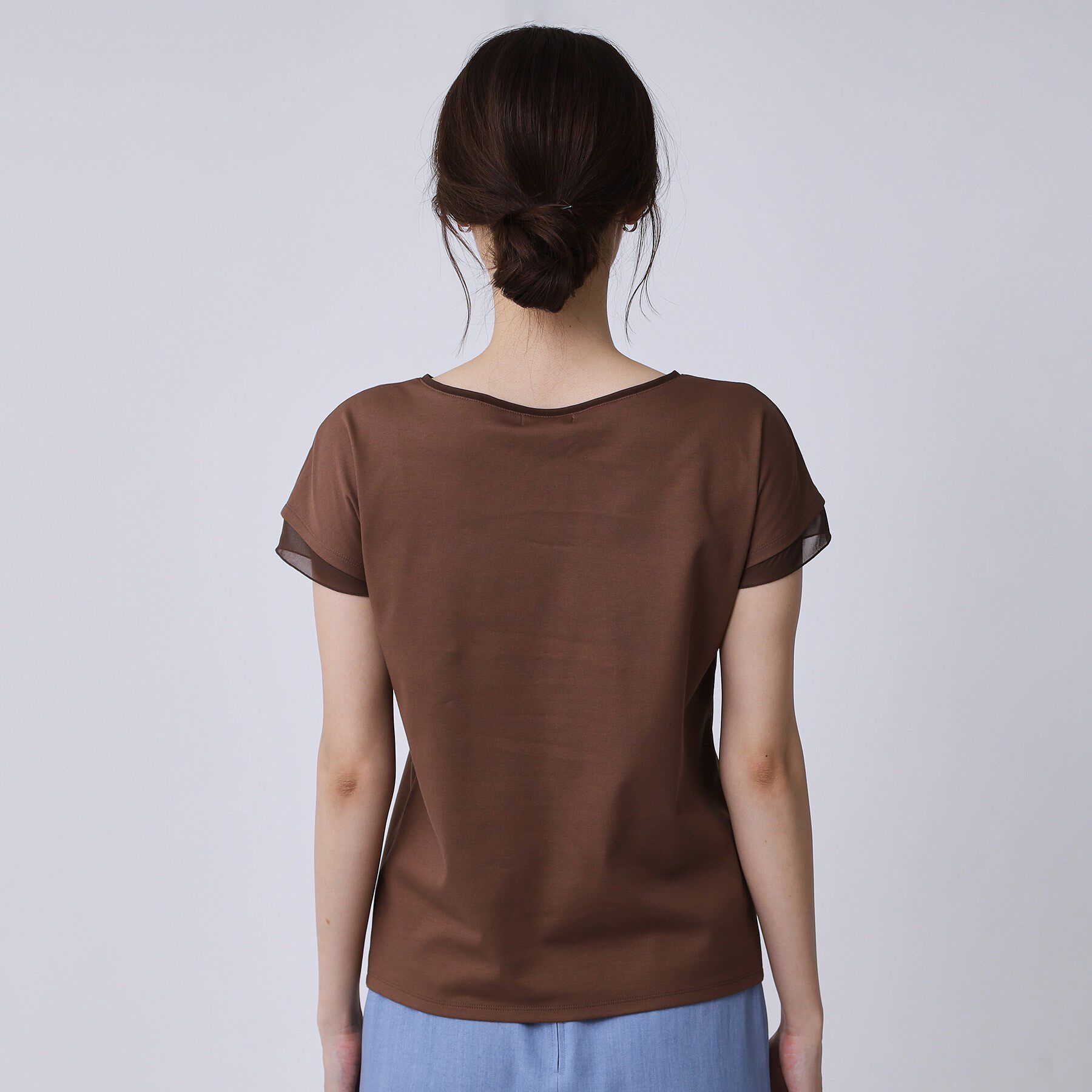 COUP DE CHANCE「【手洗い可／日本製】シンプルジャージカットソー」|Tシャツ・カットソー|