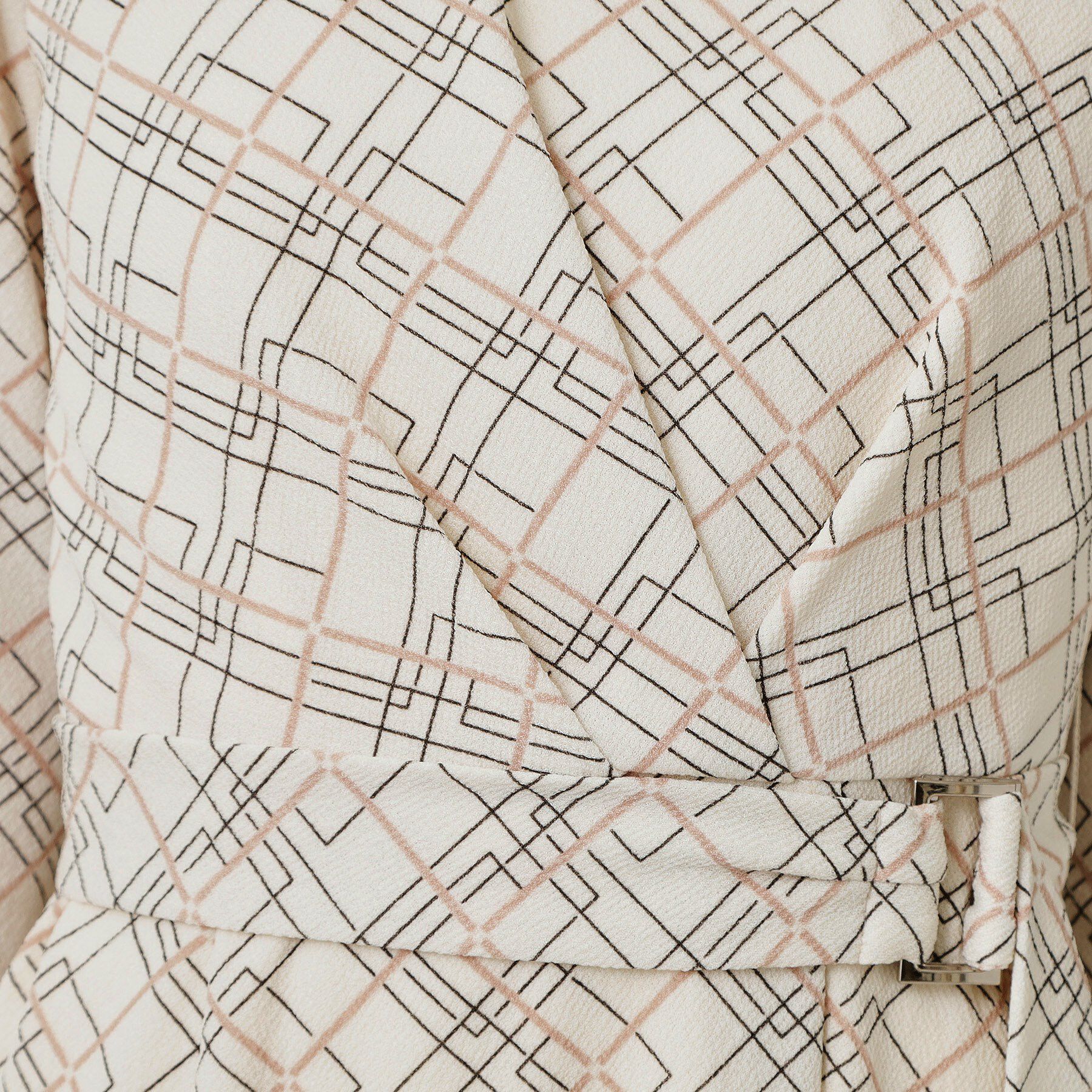 COUP DE CHANCE「【手洗い可／日本製】ジャージ素材のプリント柄ワンピース」|ワンピース|