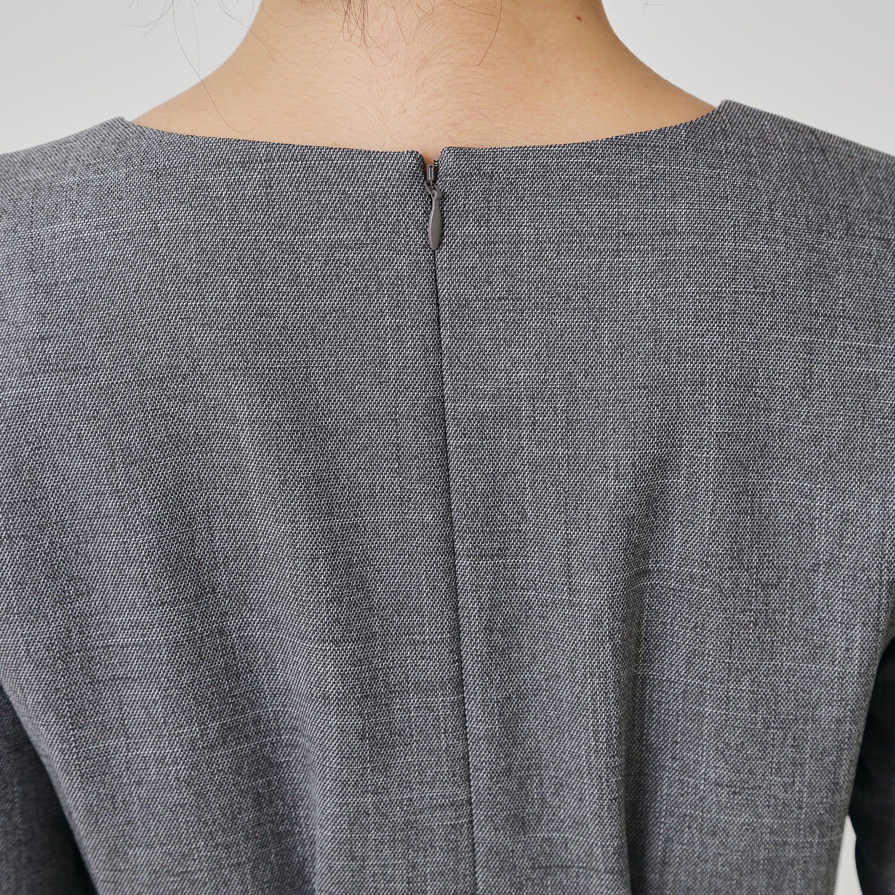 COUP DE CHANCE「【手洗い可／日本製】タックデザインワンピース」|ワンピース|