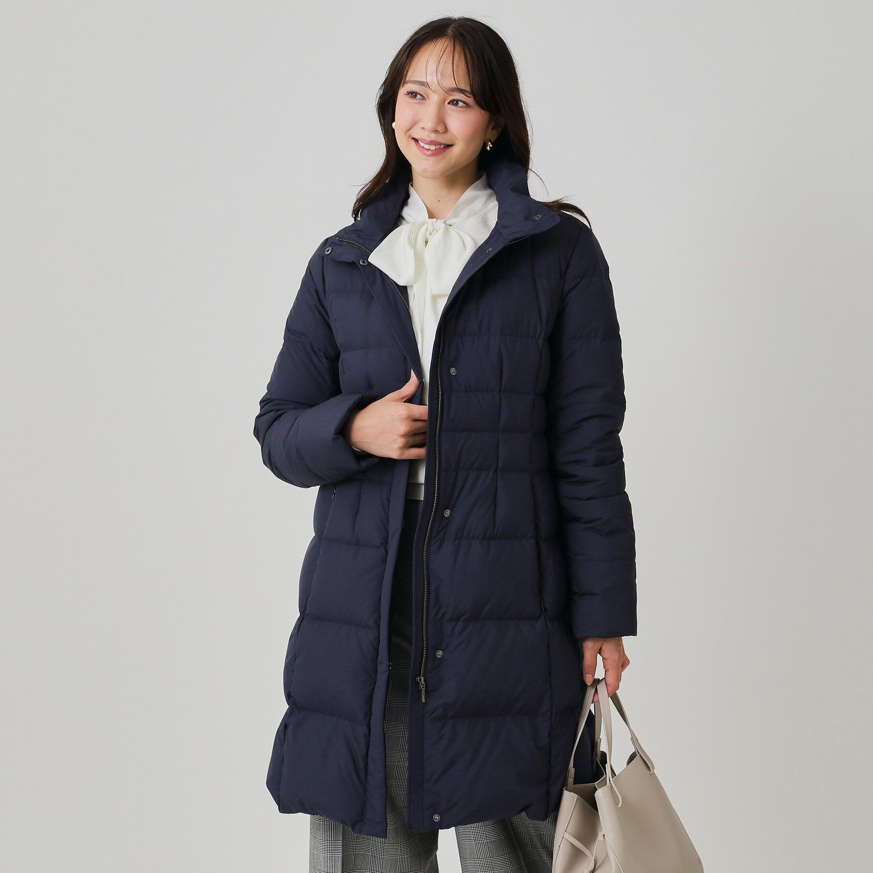 COUP DE CHANCE「【フランス産ホワイトダックダウン／FP800保温性◎／抗菌防臭／手洗い可】ロングダウンコート」|ダウン|