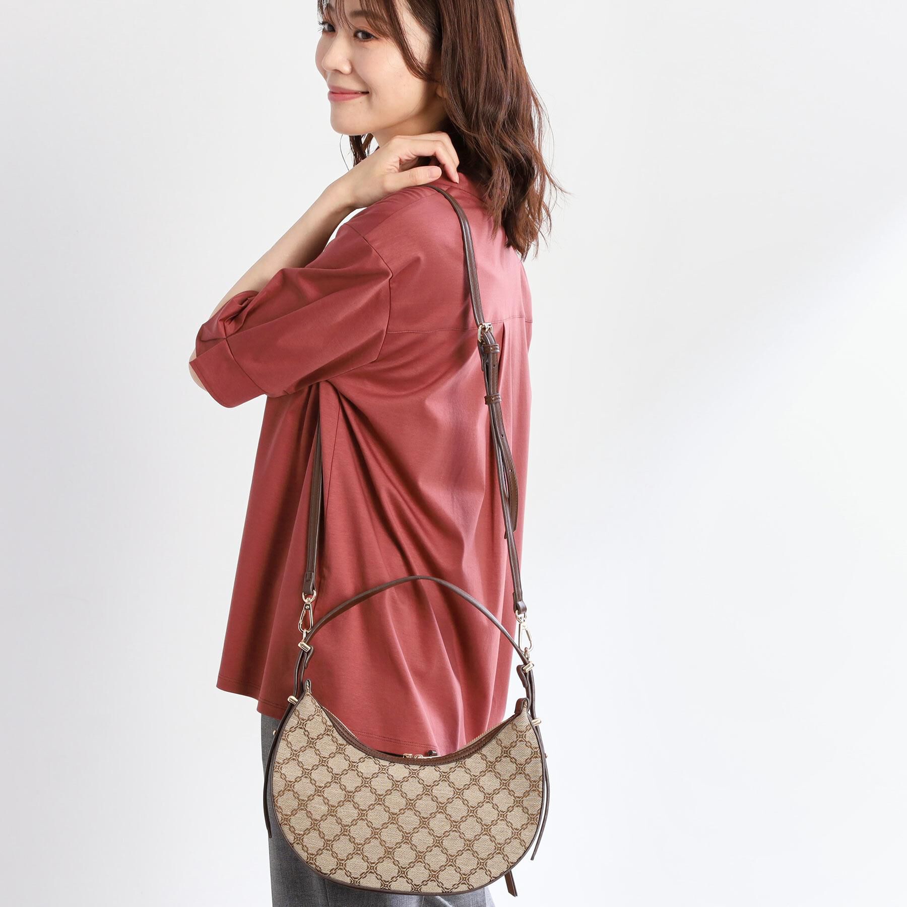 Reflect「【収納力◎／ショルダー付き】ジャカードワンショルダーバッグ」|ショルダー・メッセンジャー|