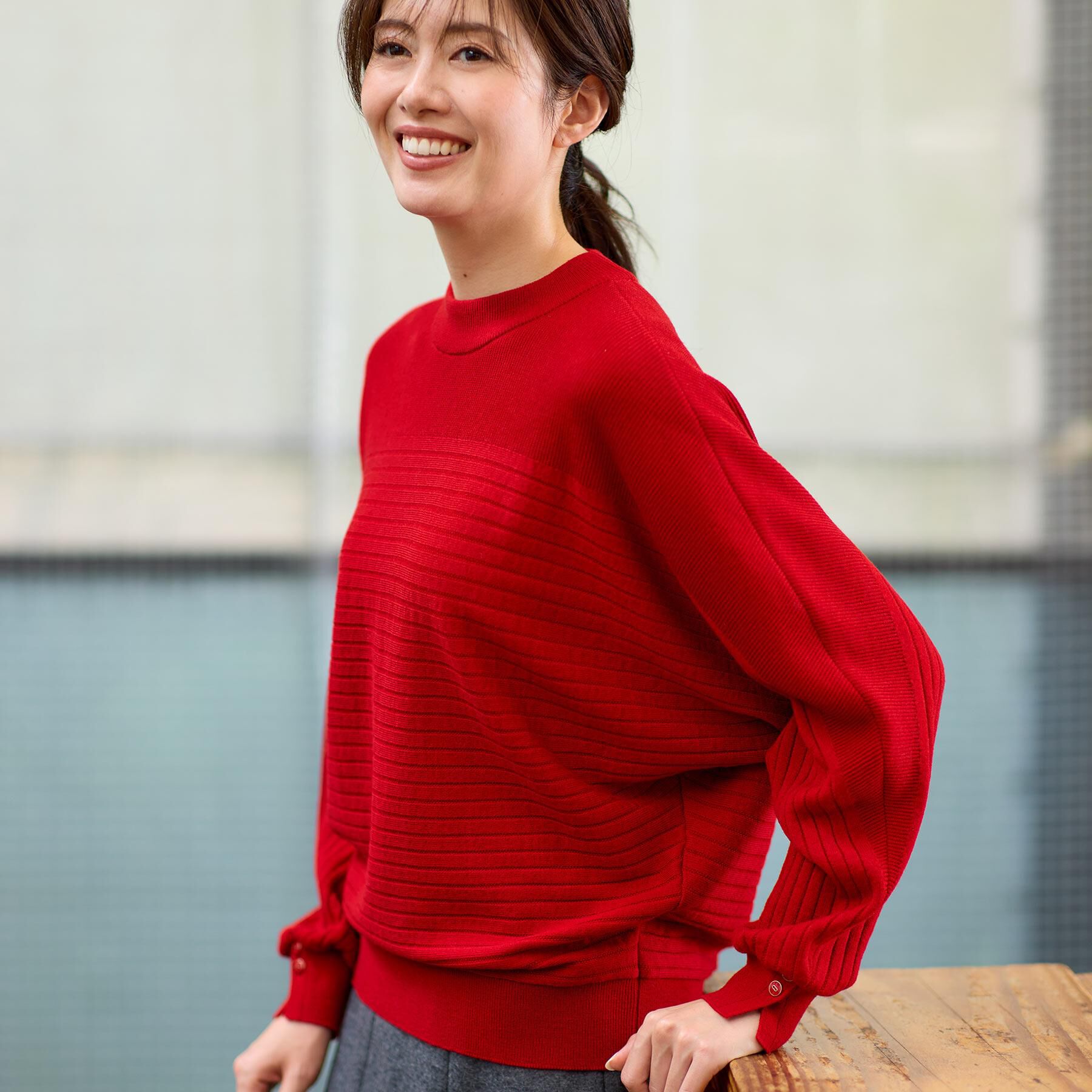 Reflect「【秋映え／ゆったり着られる◎】ドルマンシルエットニット」|ニット・セーター|