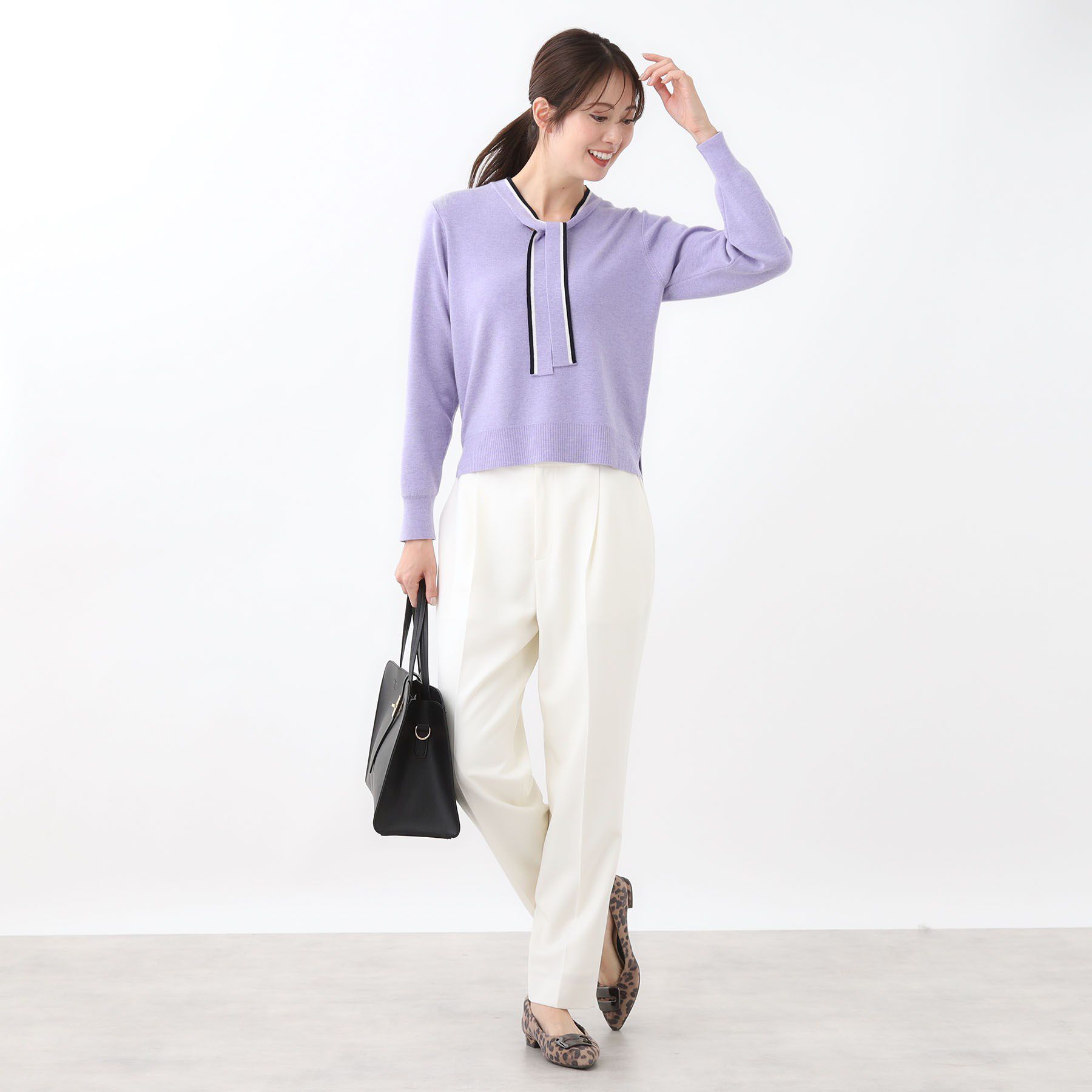 Reflect「【腰周りすっきり◎】センタープレス入りテーパードパンツ」|その他|