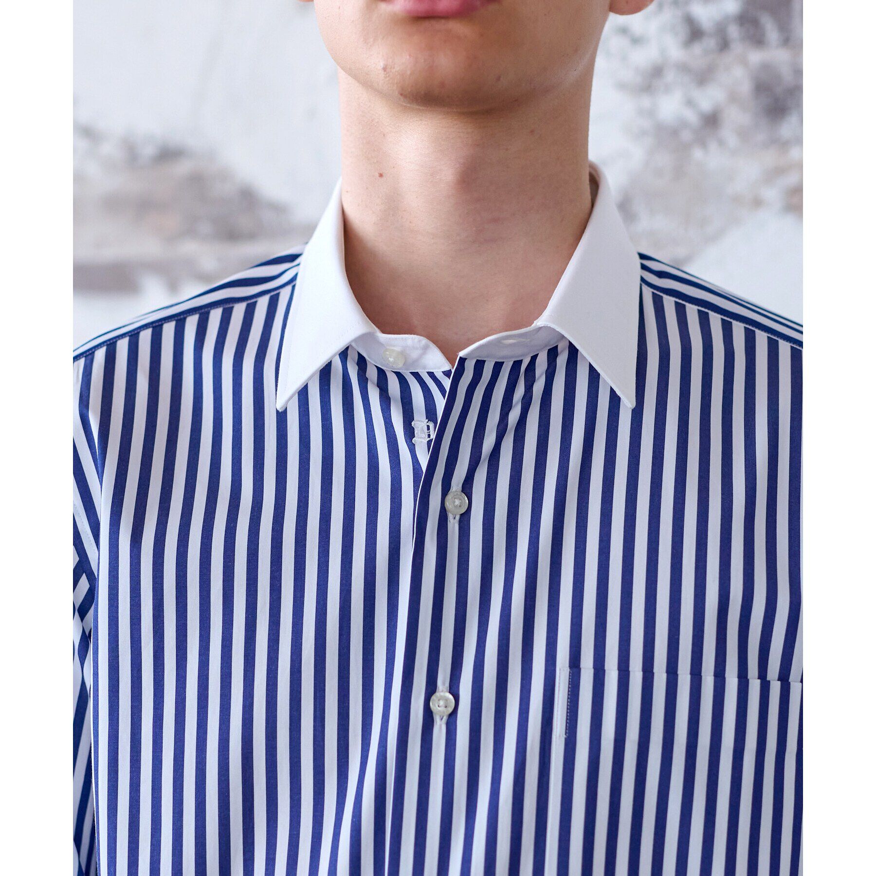 DRESSTERIOR「ロンストクレリックカラーシャツ」|シャツ・ブラウス|