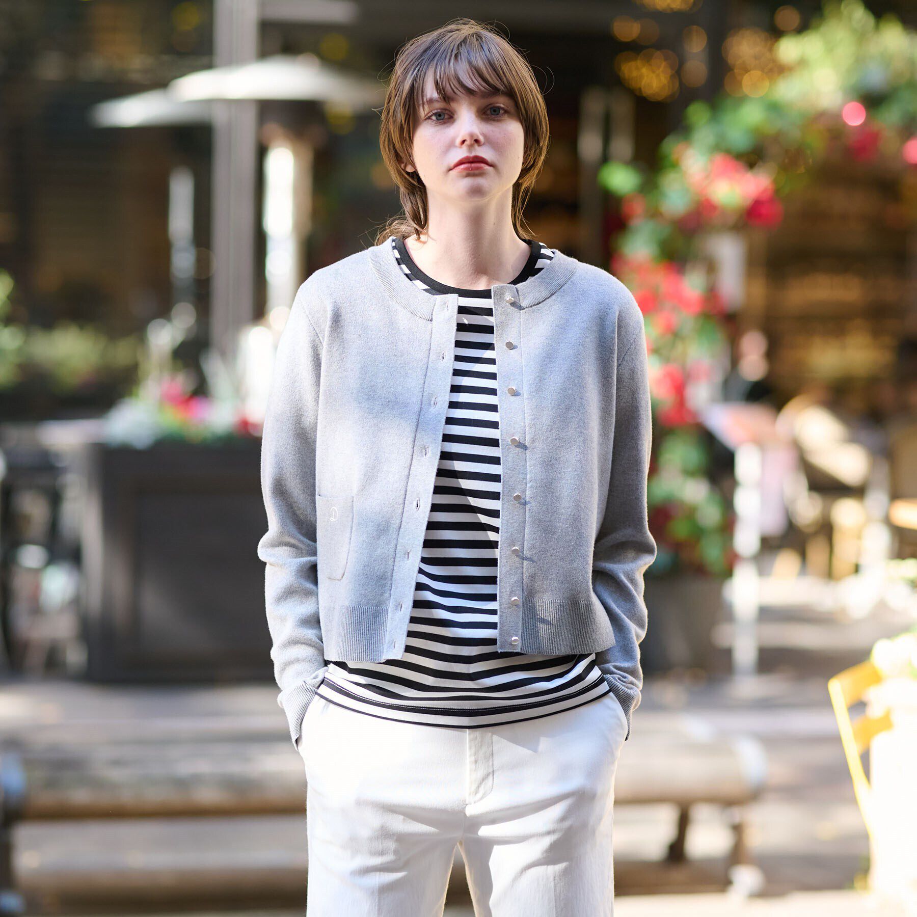 DRESSTERIOR「【洗える】ウォッシャブルコットンカシミヤ混カーディガン」|カーディガン|