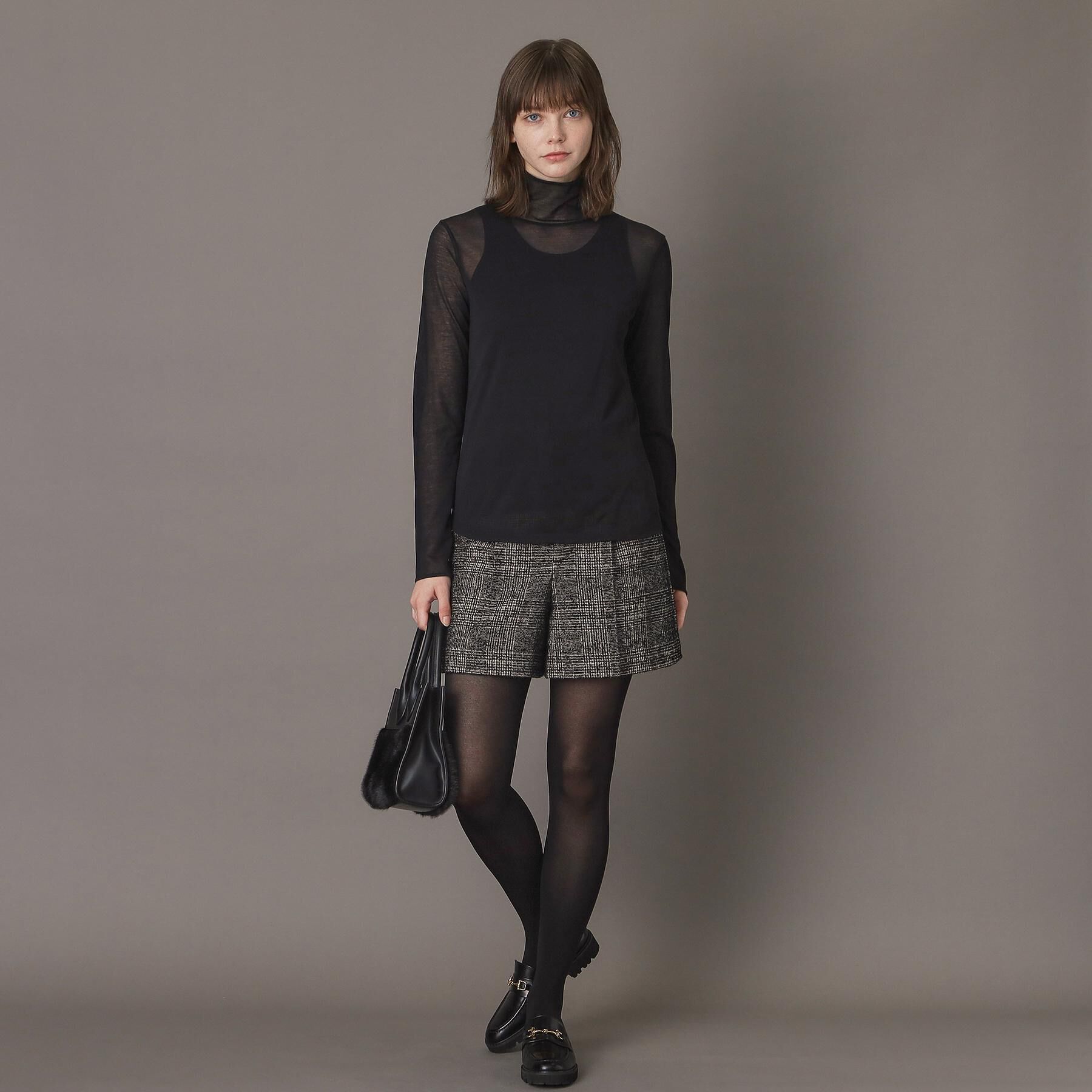 DRESSTERIOR「【シアー素材/otonaMUSE 11月号掲載】シアータートルトップス」|Tシャツ・カットソー|