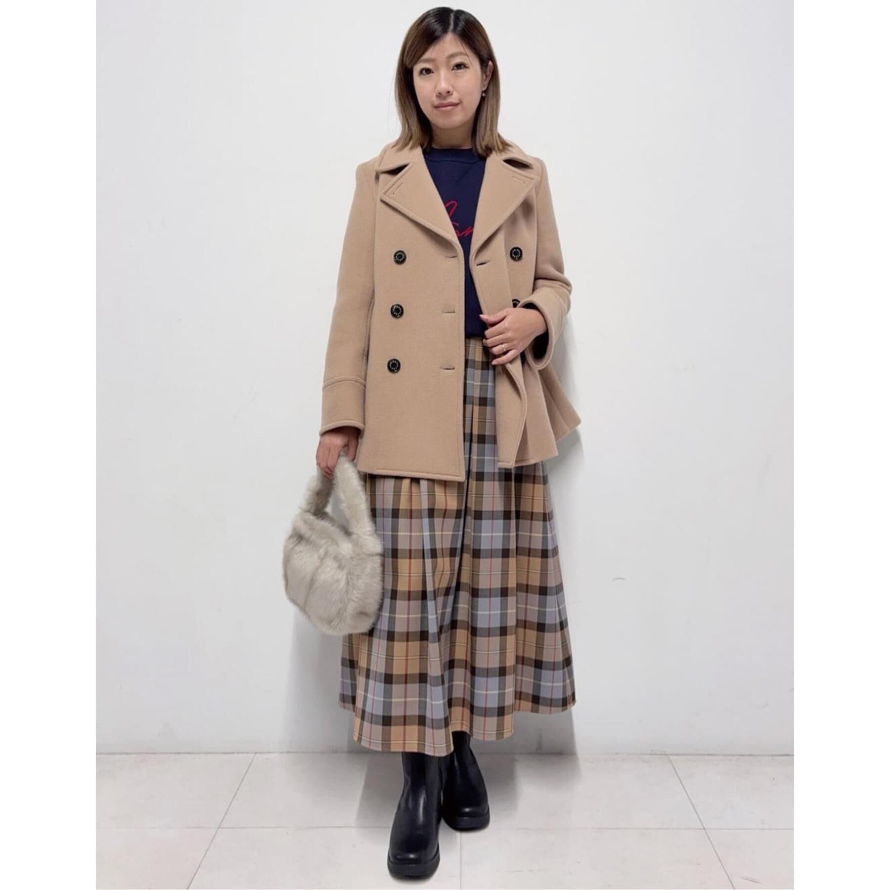 DRESSTERIOR「チェックタックソフトプリーツスカート」|スカート|