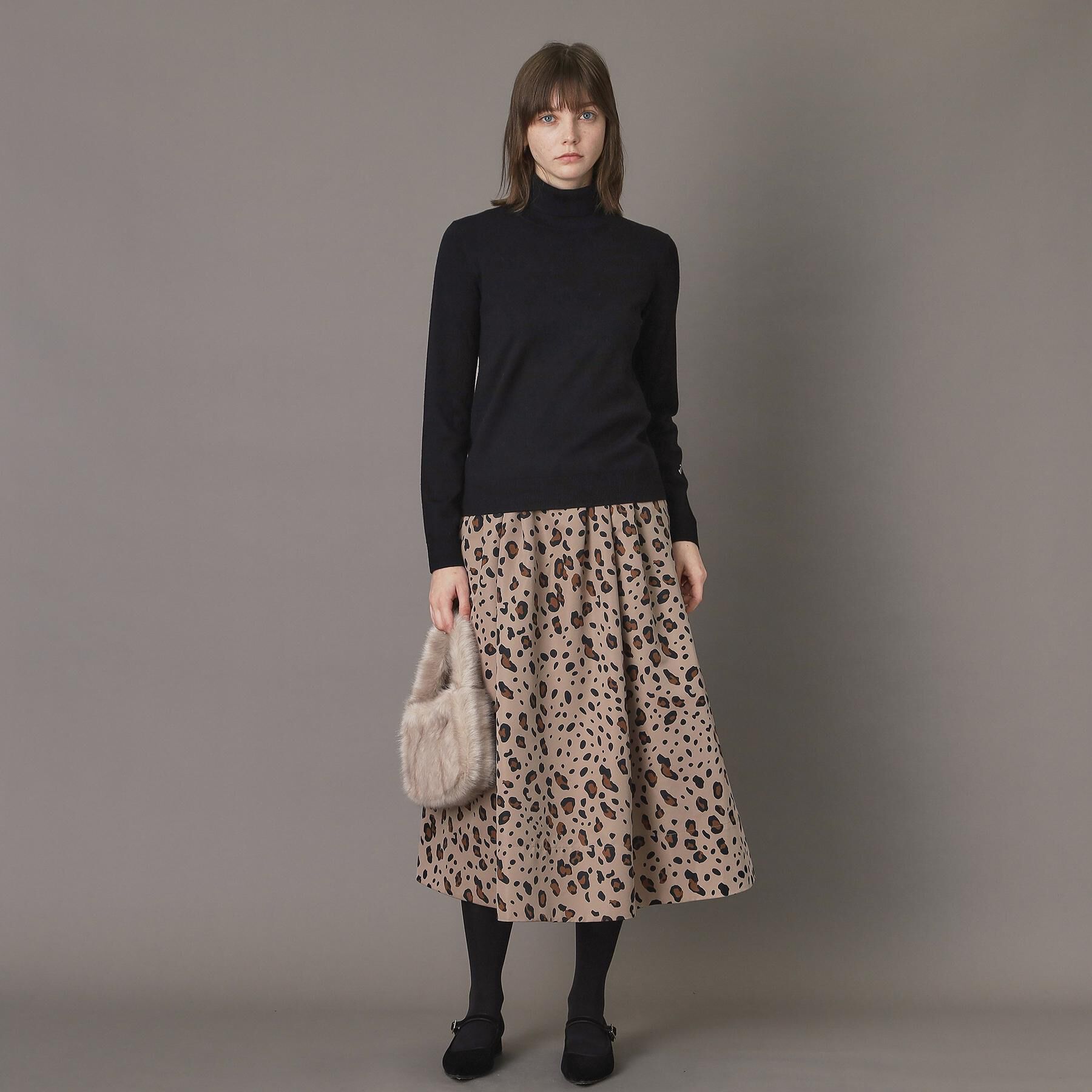 DRESSTERIOR「【CLASSY.12月号/otonaMUSE11月号掲載】ウールブレンド天竺タートルニット」|ニット・セーター|