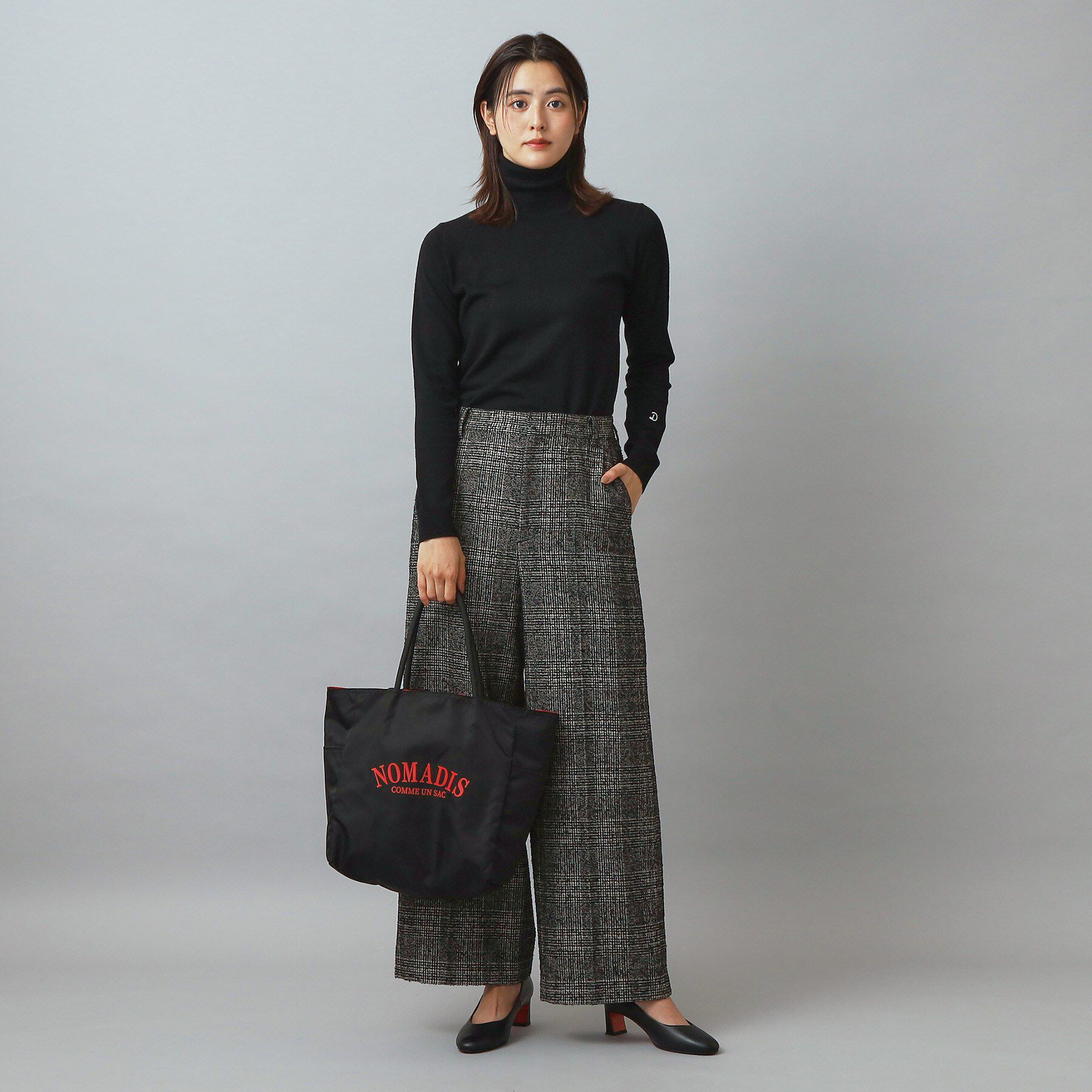 DRESSTERIOR「ループグレンチェックワイドパンツ」|その他|