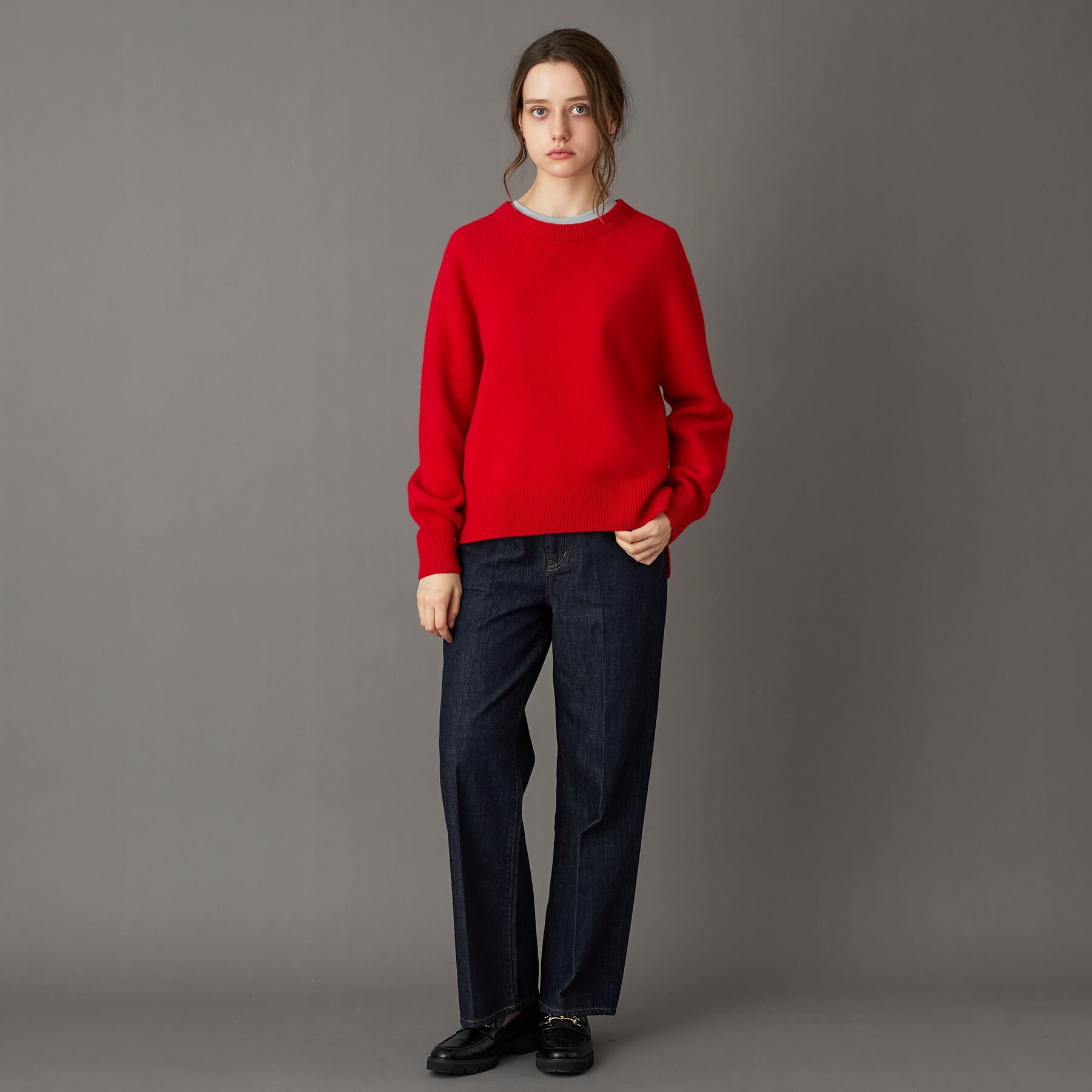 DRESSTERIOR「【otonaMUSE 11月号掲載】カシミヤブレンドクルーネックニット」|ニット・セーター|