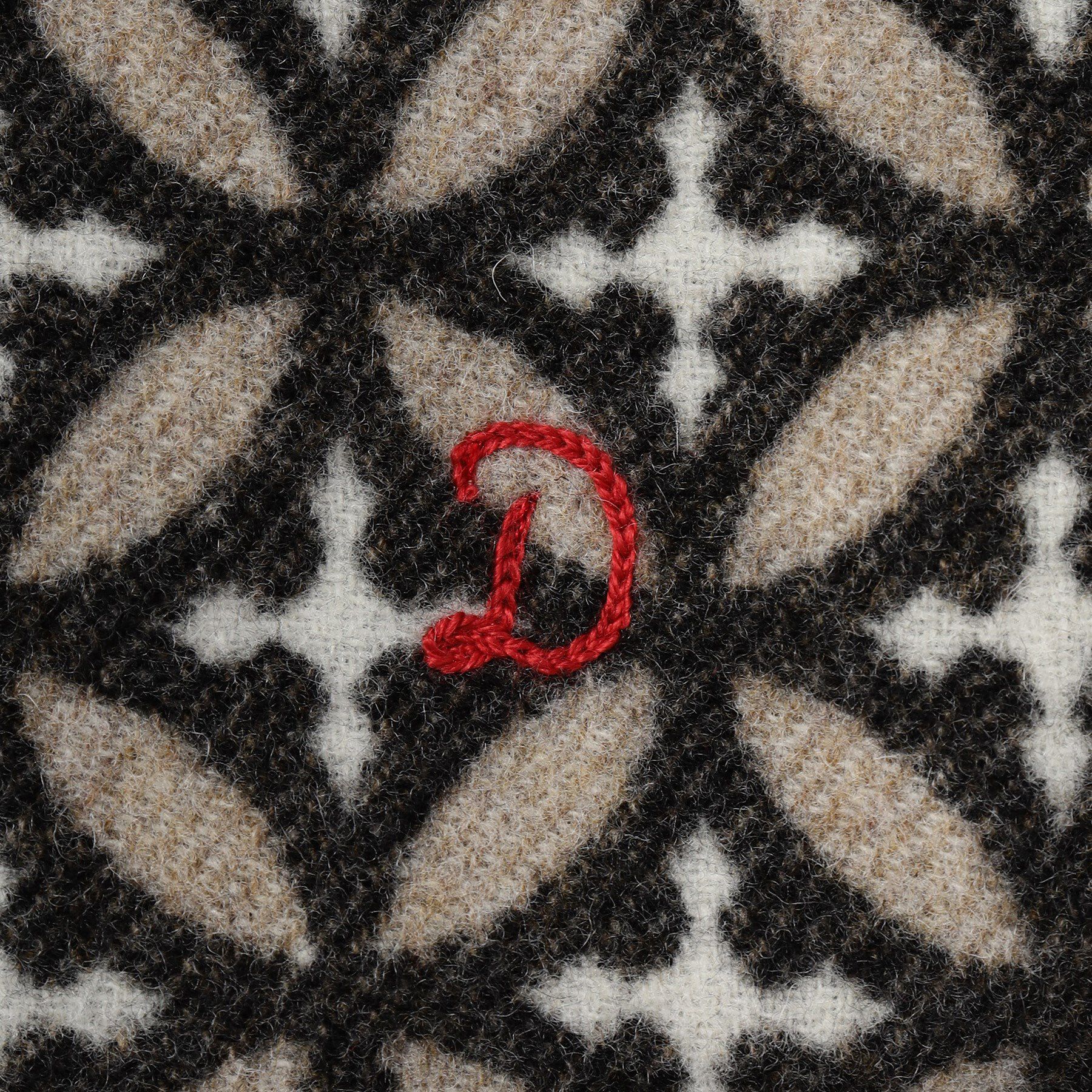 DRESSTERIOR「オーバーラップサークル ウールジャカードパーカー」|ブルゾン・スタジャン|