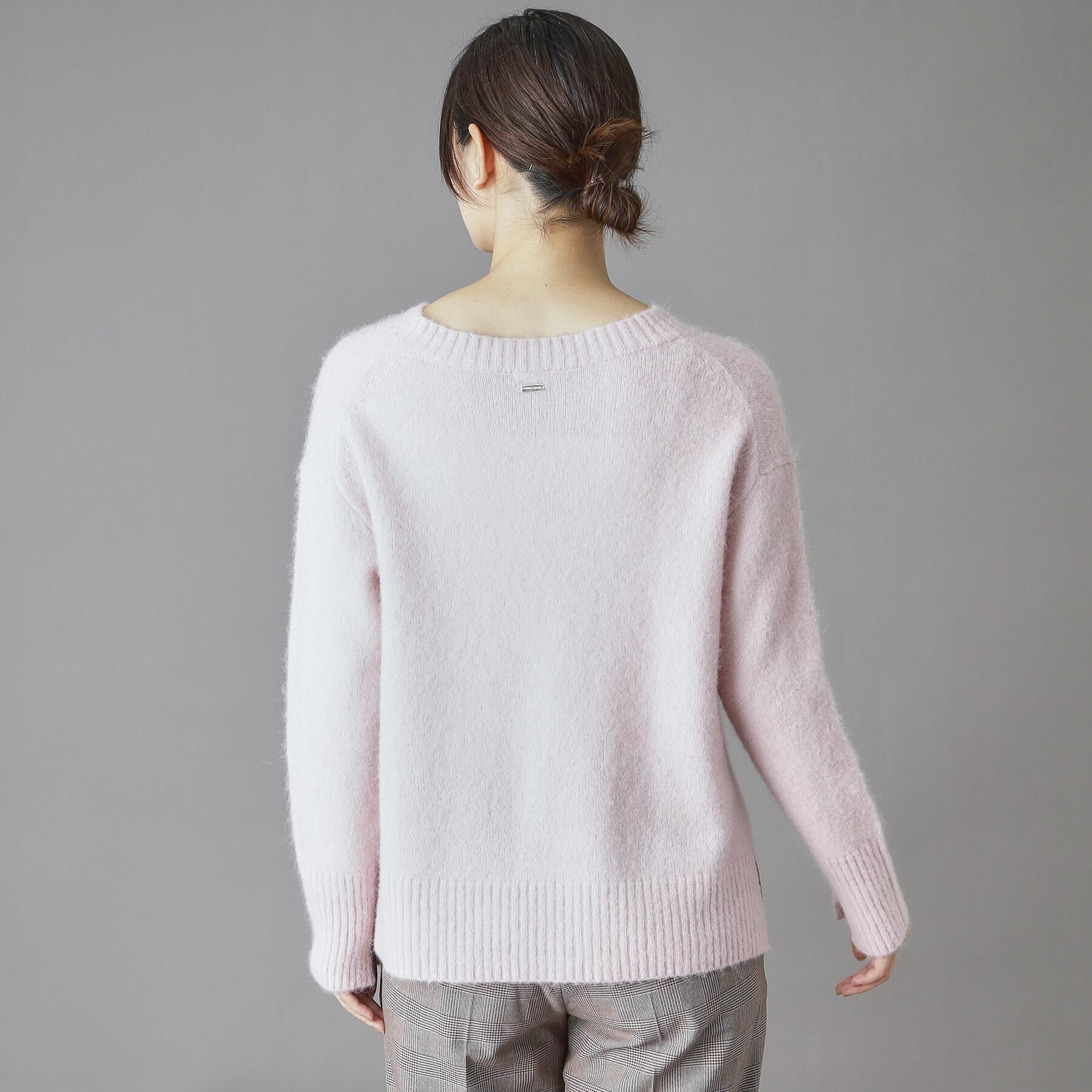 DRESSTERIOR「【CLASSY.12月号掲載】アルパカブレンドVネックニット」|ニット・セーター|