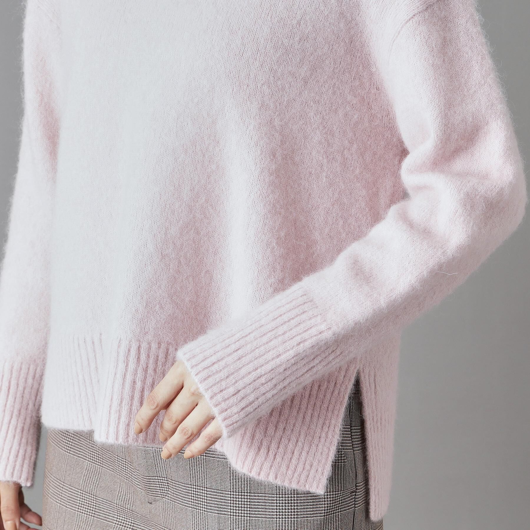 DRESSTERIOR「【CLASSY.12月号掲載】アルパカブレンドVネックニット」|ニット・セーター|