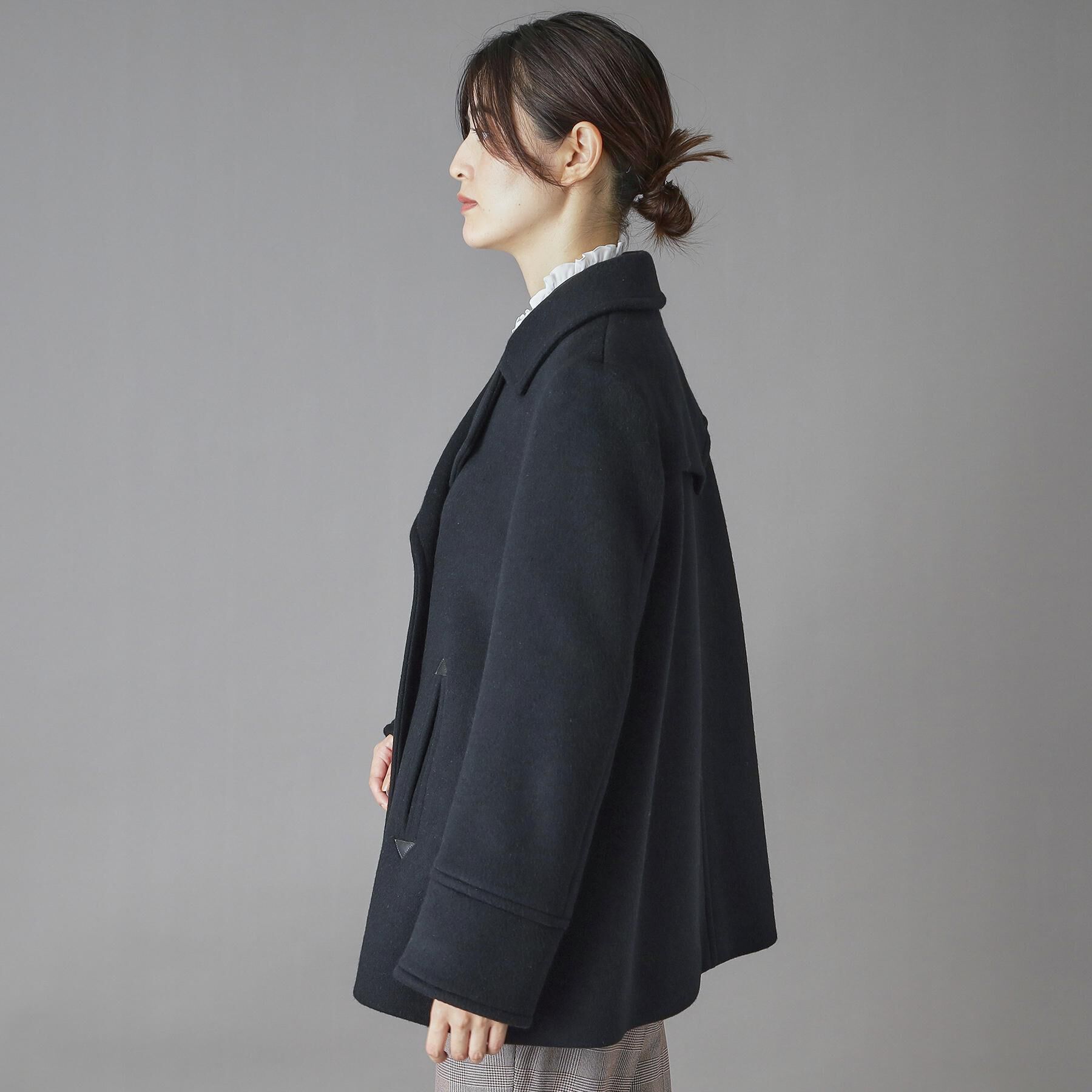 DRESSTERIOR「Super140&lsquo;sAラインPコート」|ピーコート|