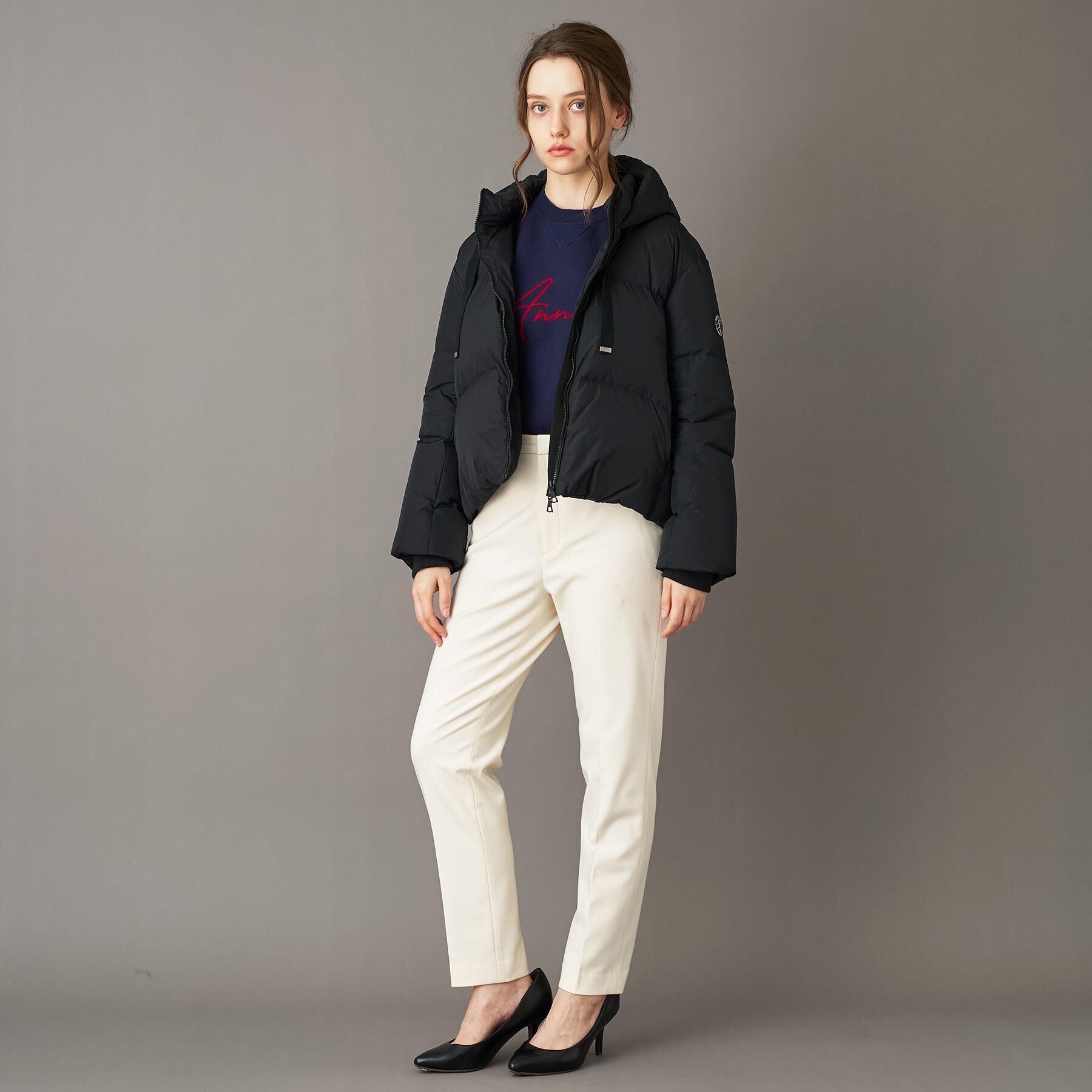 DRESSTERIOR「【CLASSY.12月号掲載】フーデッドショートダウン」|ダウン|