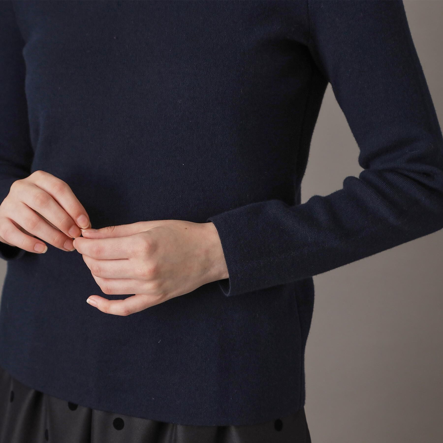 DRESSTERIOR「2WAYレースカラーニット」|ニット・セーター|