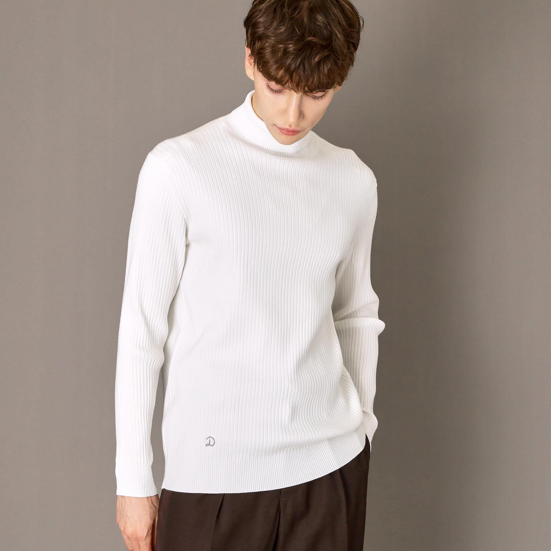 DRESSTERIOR「ワイドリブ タートルネックニット」|ニット・セーター|