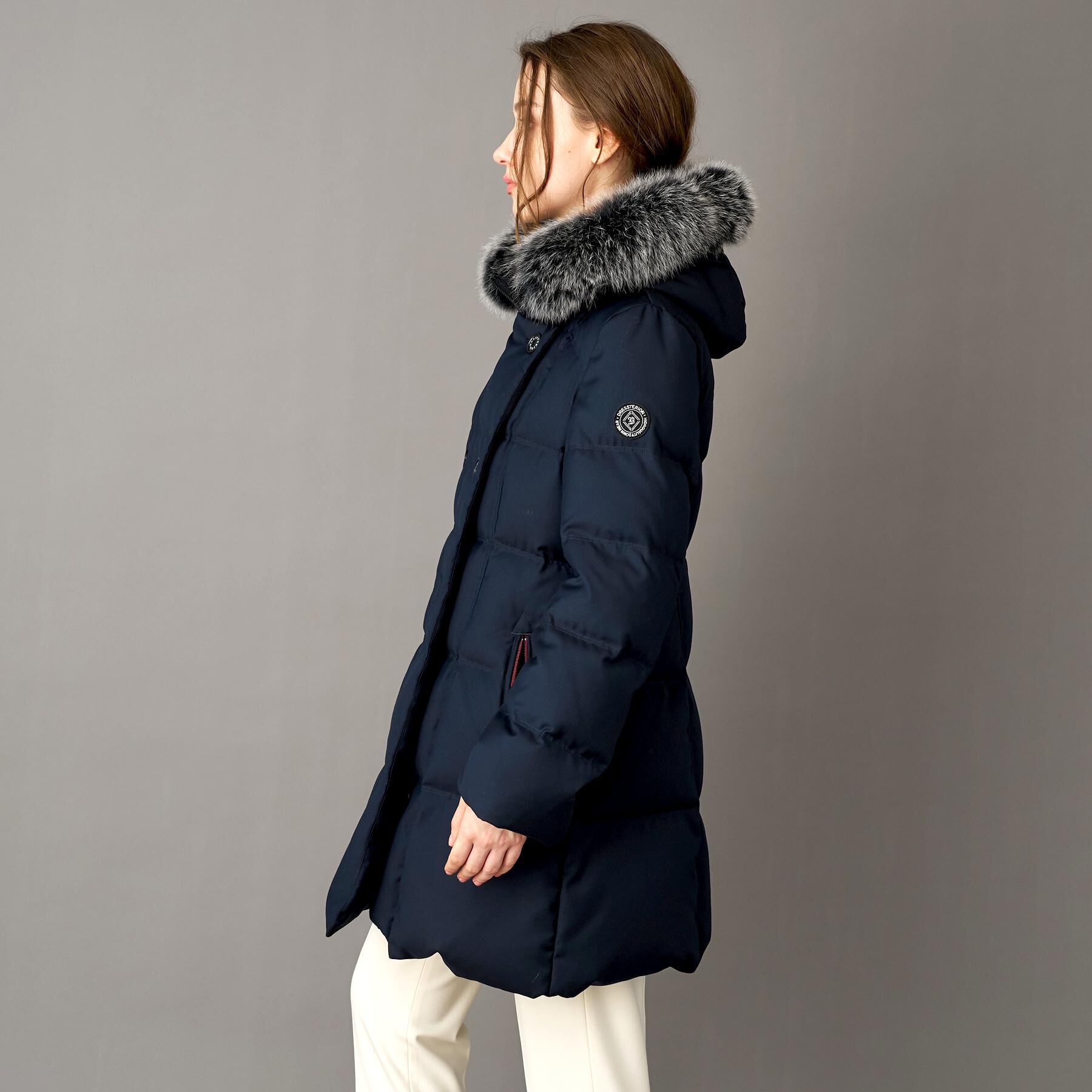 DRESSTERIOR「【CLASSY.12月号掲載】ブルーFOXファーナポレオンホワイトグースダウン」|ダウン|