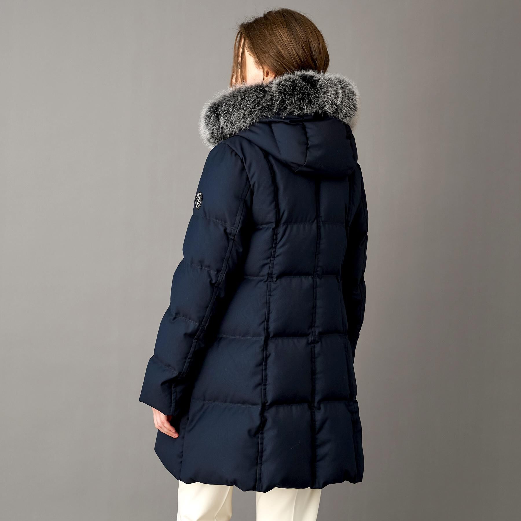 DRESSTERIOR「【CLASSY.12月号掲載】ブルーFOXファーナポレオンホワイトグースダウン」|ダウン|