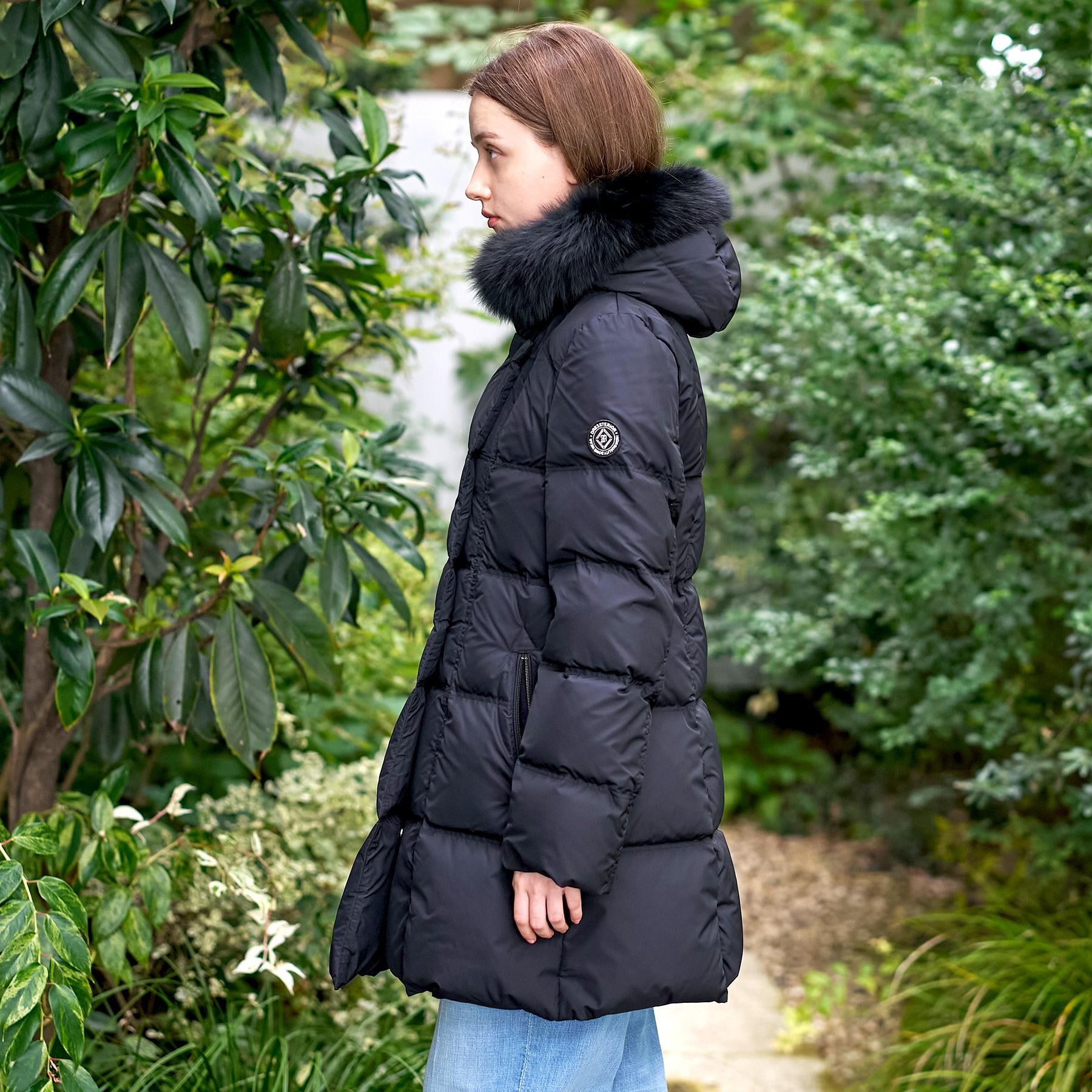 DRESSTERIOR「【CLASSY.12月号掲載】ブルーFOXファーナポレオンホワイトグースダウン」|ダウン|