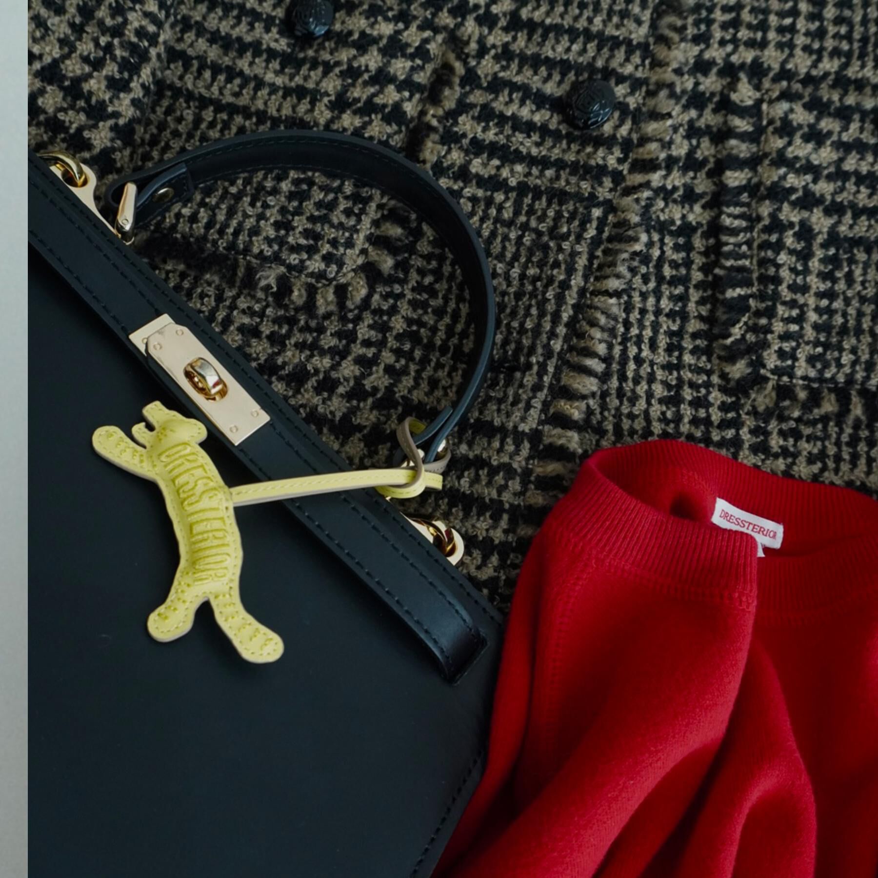 DRESSTERIOR「ドレステリアタイガーレザーチャーム」|キーケース|