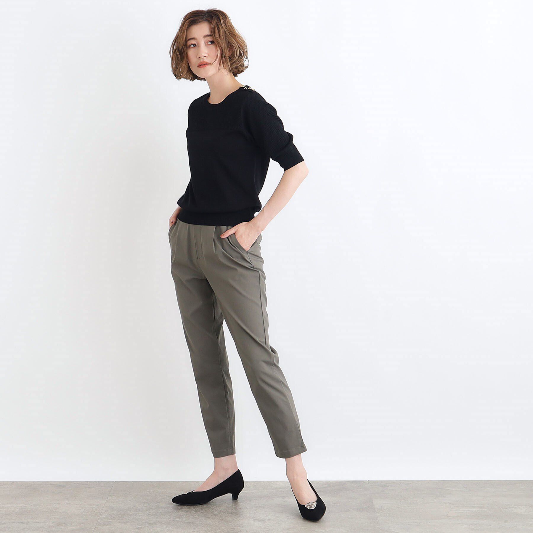 grove「メタルパーツパンプス【シューズクリップ取り外し可】」|パンプス|