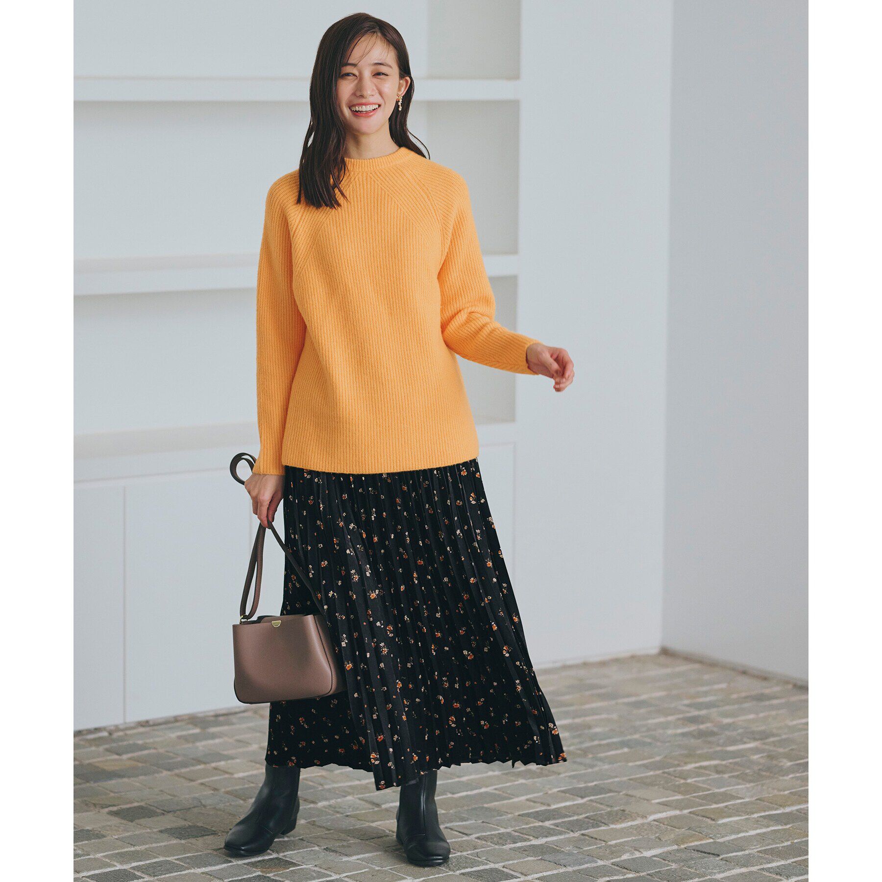 grove「クルーネック畔プルオーバー【洗える】」|ニット・セーター|