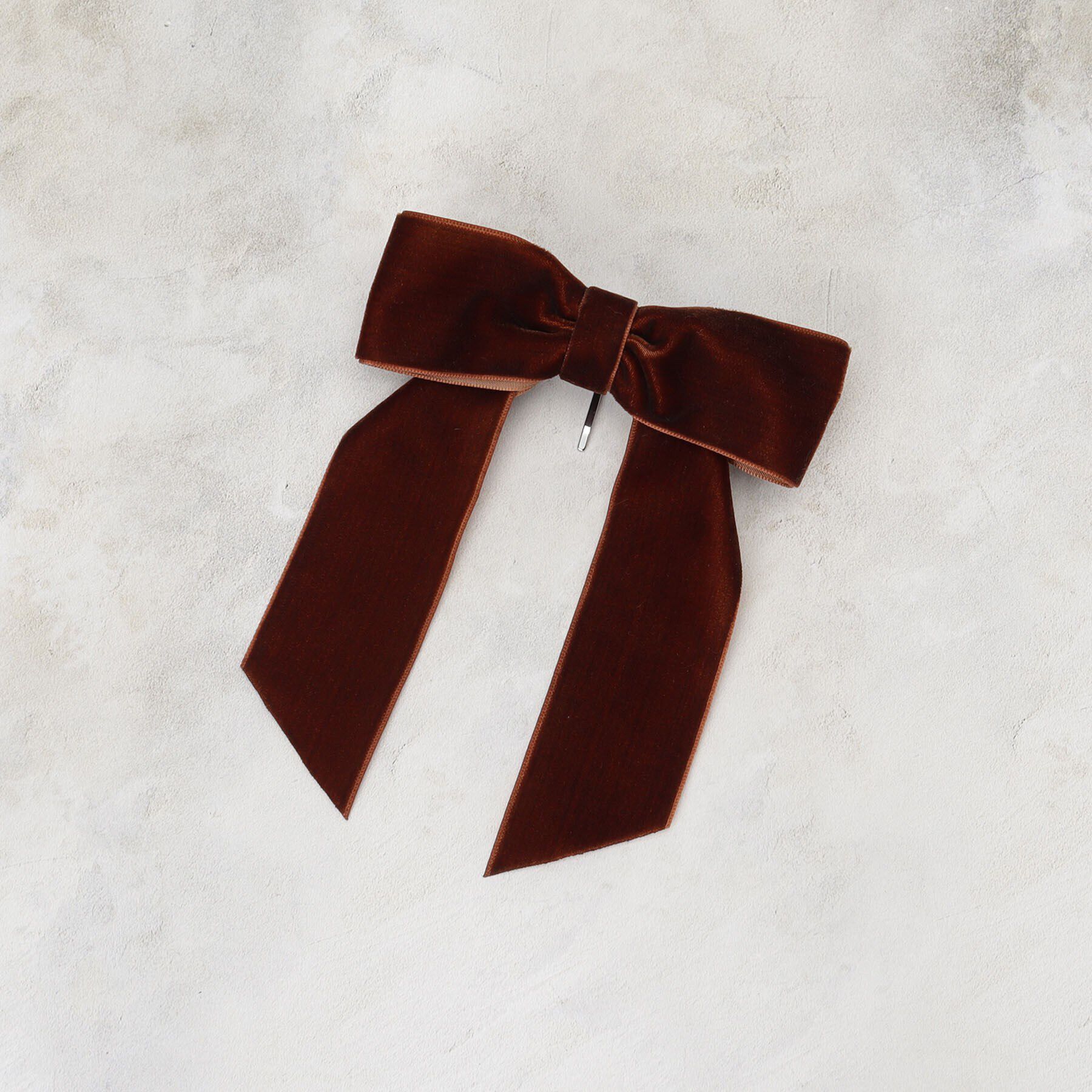 grove「ベロアリボンヘアカフ」|その他|ブラウン(043)