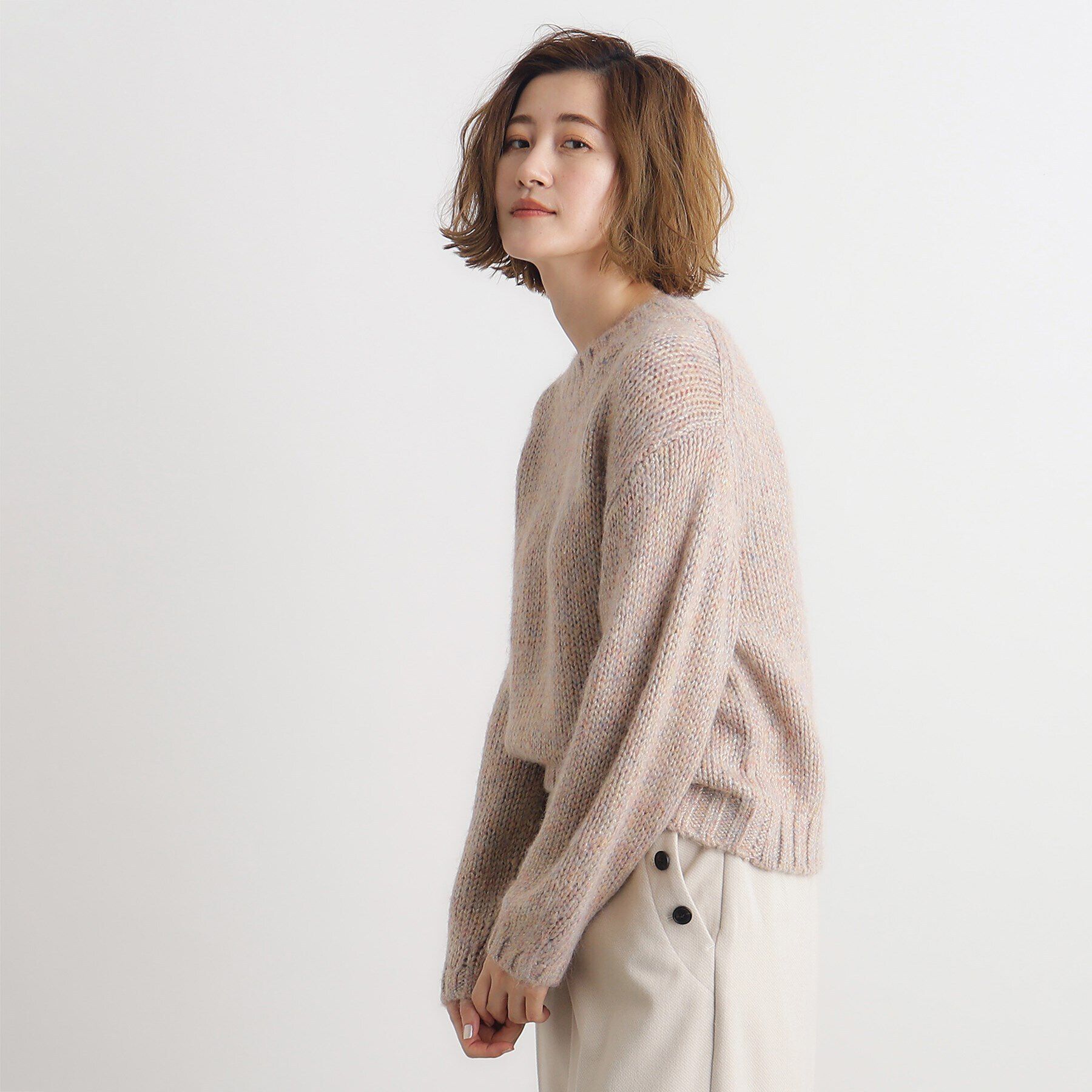 grove「ラメリリヤーンニット」|ニット・セーター|