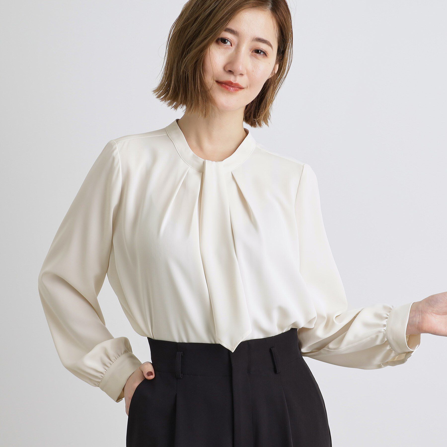 grove「マルチWAYボウタイブラウス」|シャツ・ブラウス|