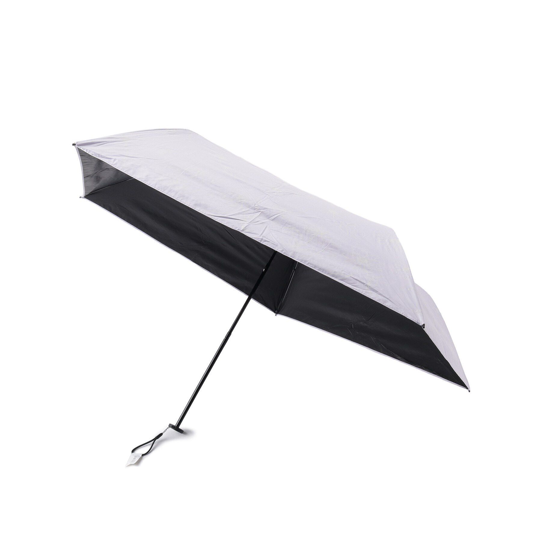 grove「【晴雨兼用】PUスーパーライト ／ ラインフラワー ミニ」|傘|ラベンダー(080)