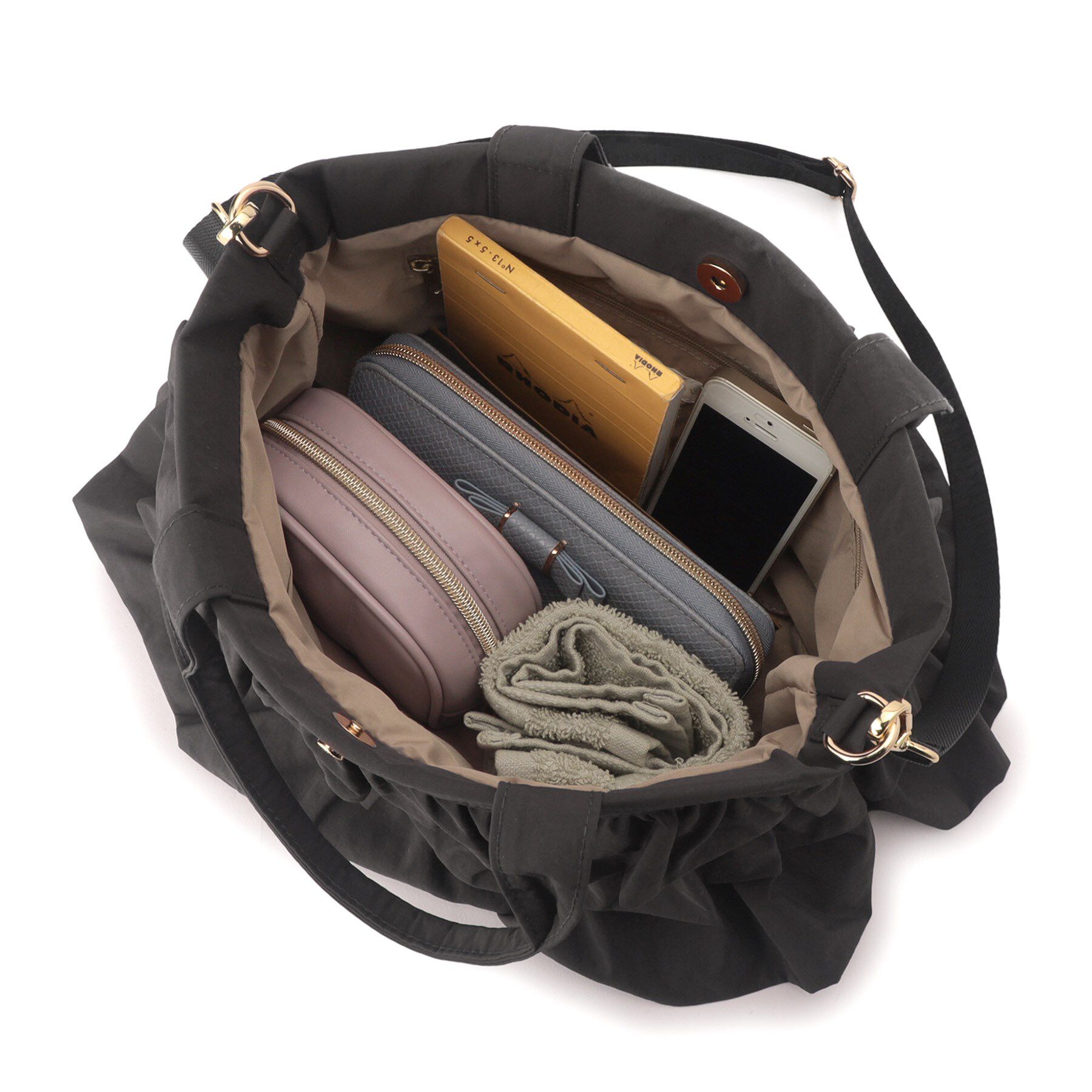 grove「【撥水】ティアード2WAYトート」|トートバッグ|