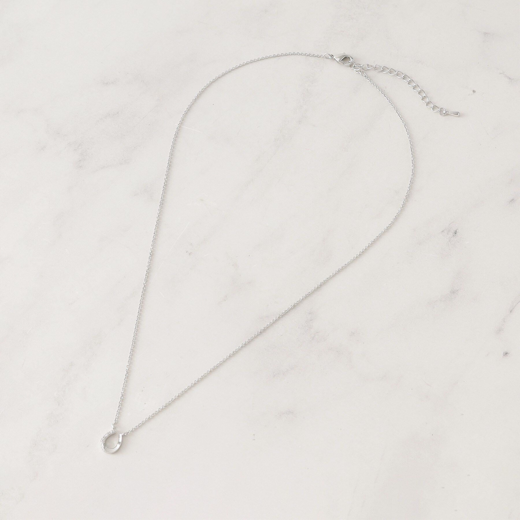 grove「ビジューホースシューショートネックレス」|ネックレス|