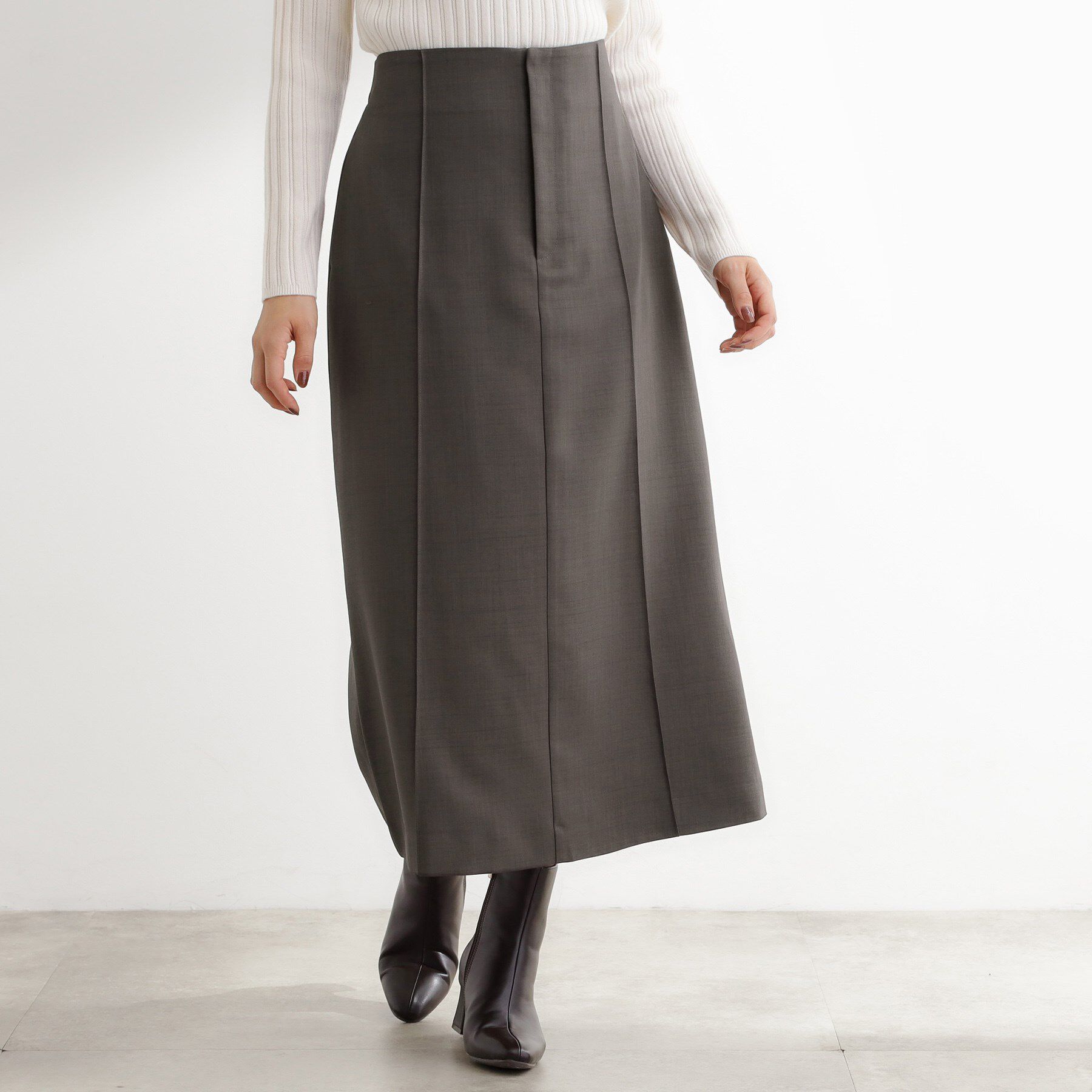 grove「【カセット服】洗えるストレートシルエットスカート」|スカート|