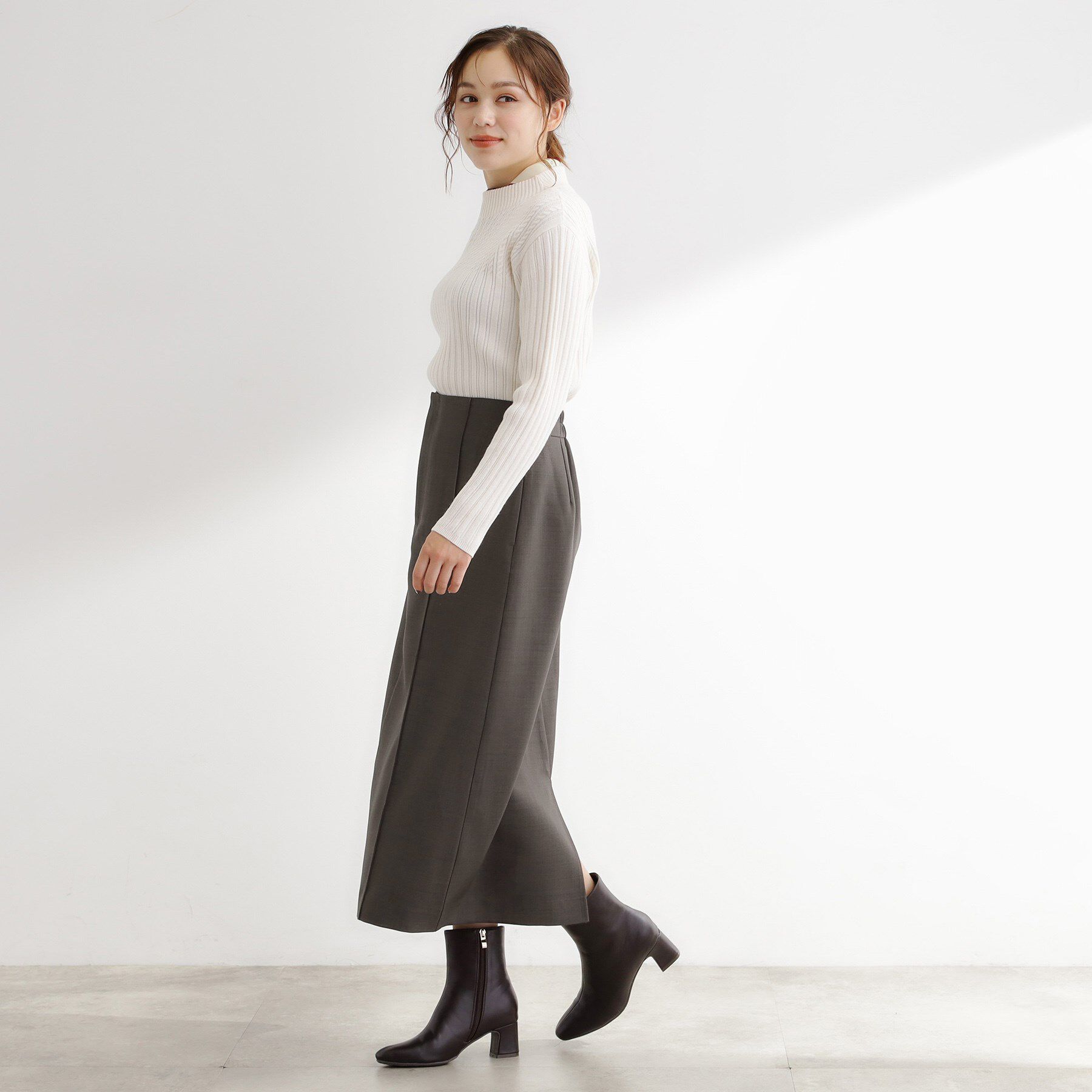 grove「【カセット服】洗えるストレートシルエットスカート」|スカート|