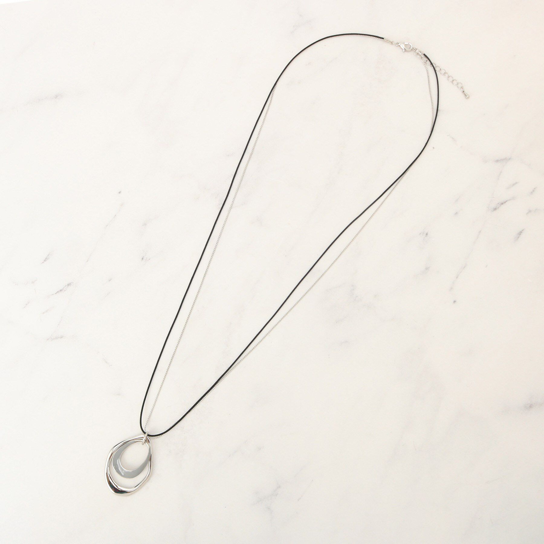 grove「コードメタル2連ネックレス」|ネックレス|