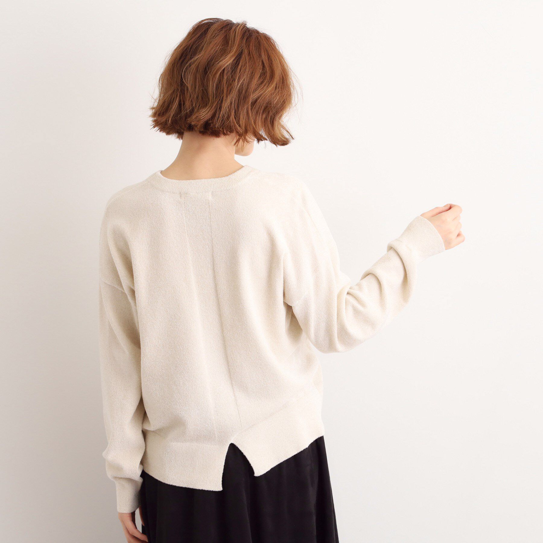 grove「ラメモールヤーンプルオーバーニット」|ニット・セーター|