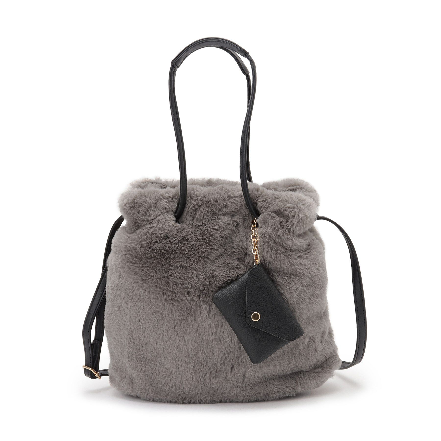 grove「エコファーポーチ付き2WAYショルダー」|ショルダー・メッセンジャー|