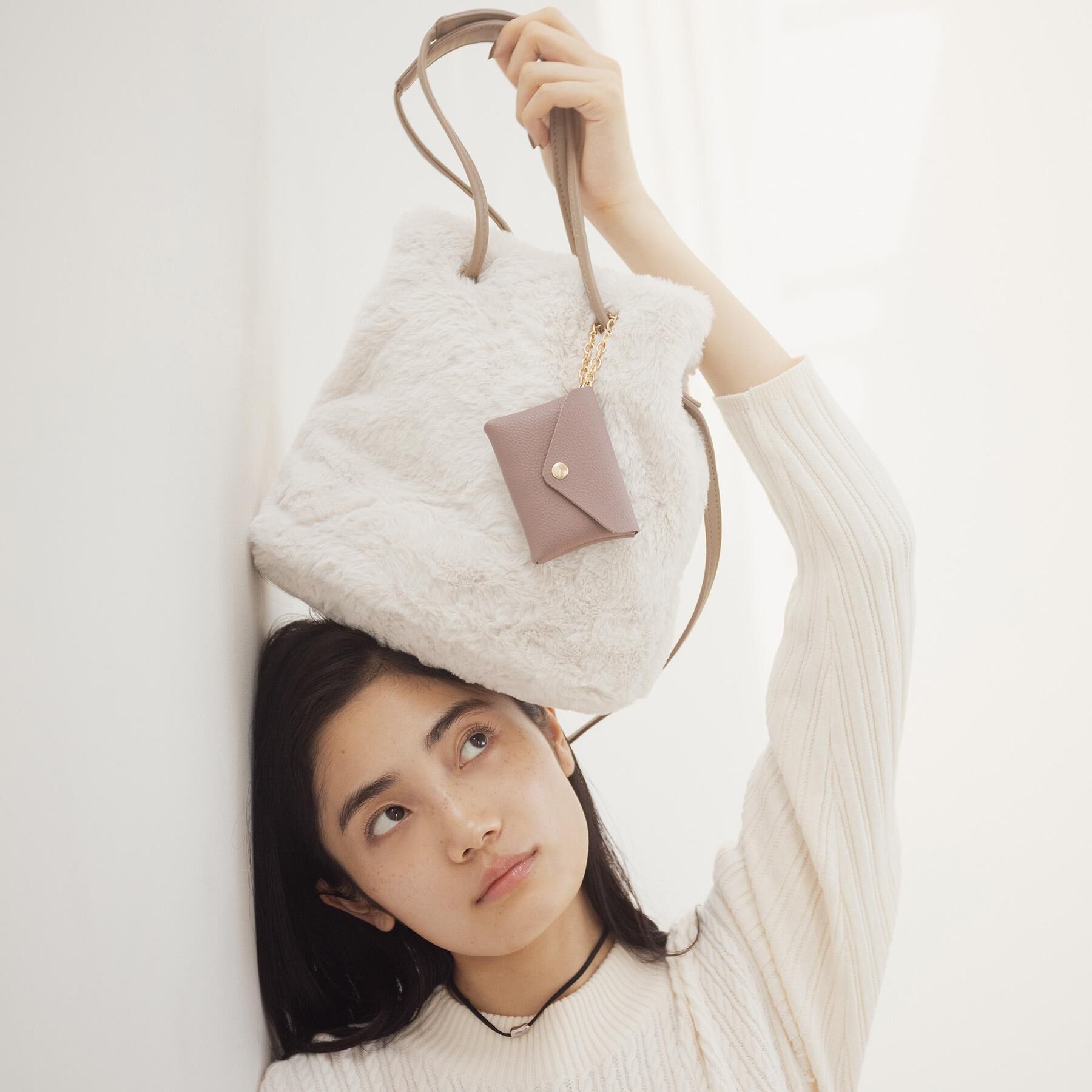 grove「エコファーポーチ付き2WAYショルダー」|ショルダー・メッセンジャー|