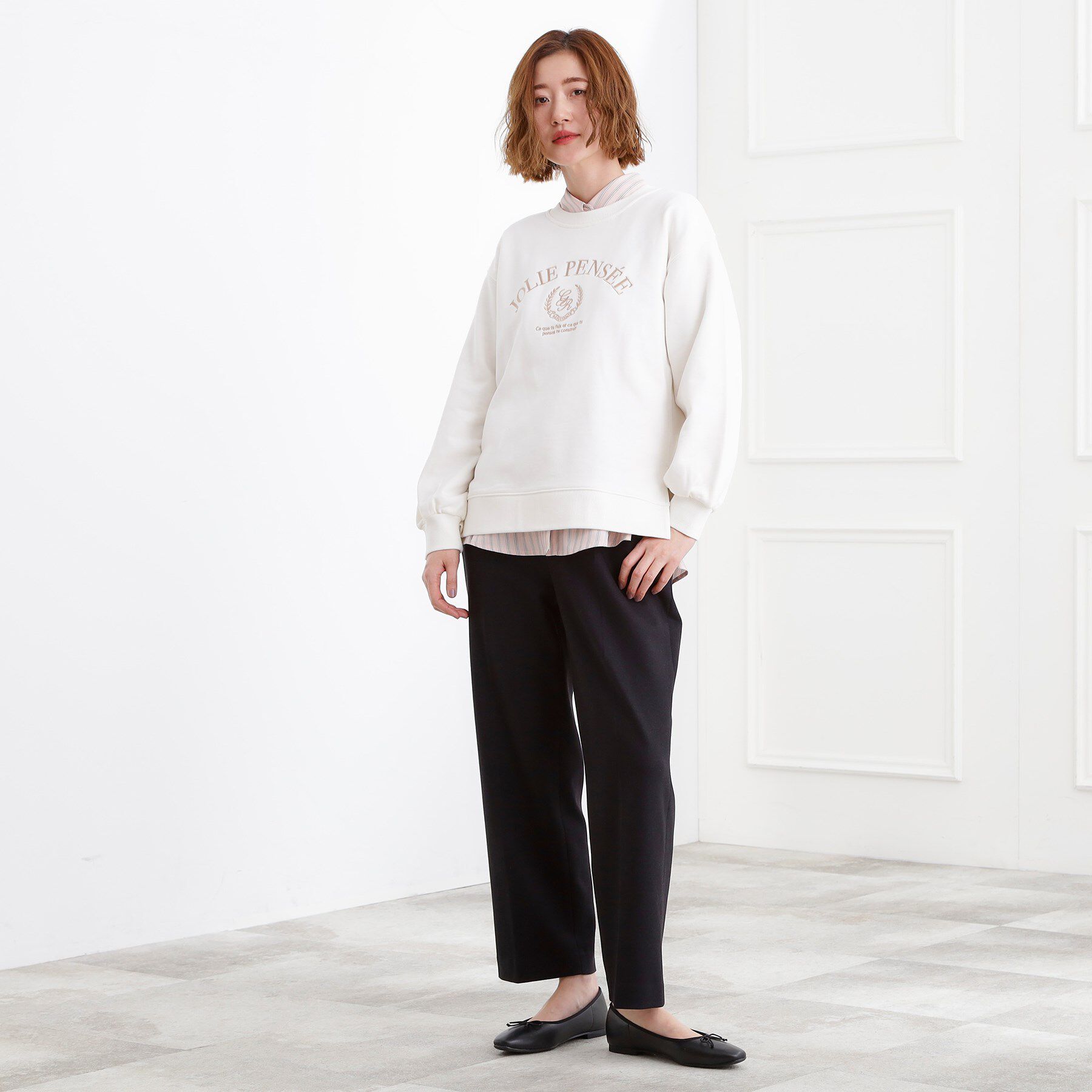 grove「【あったか起毛】きれいも暖かさも叶える、スーパーストレッチテーパードパンツ」|その他|