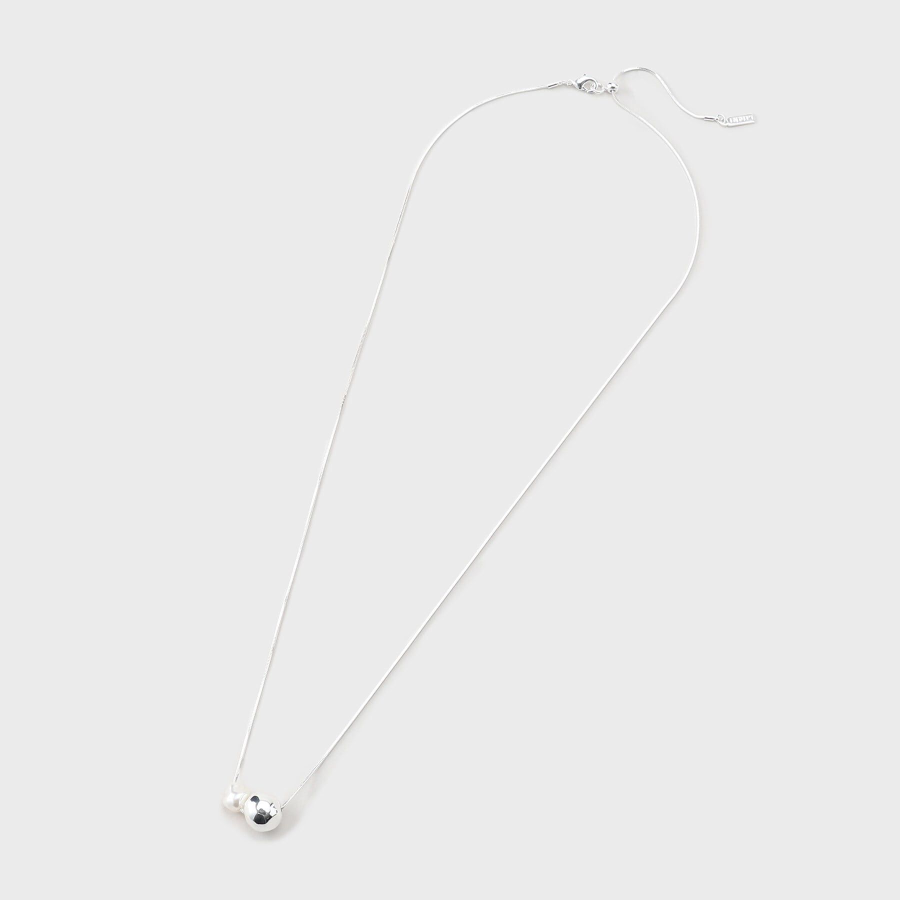 INDIVI「【フリーアジャスター】カットボールネックレス」|ネックレス|