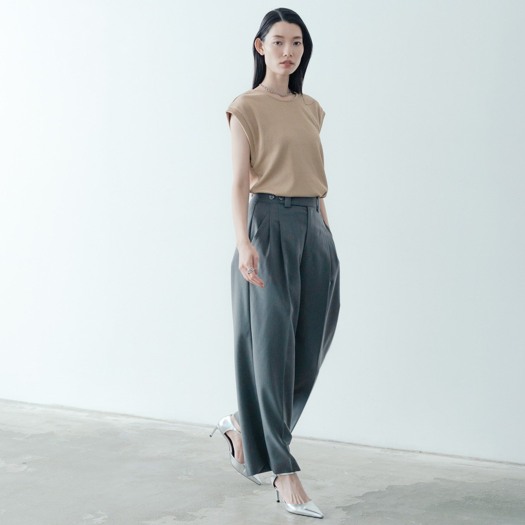 GALLEST「【再入荷】バックシャンノースリTシャツ」|Tシャツ・カットソー|