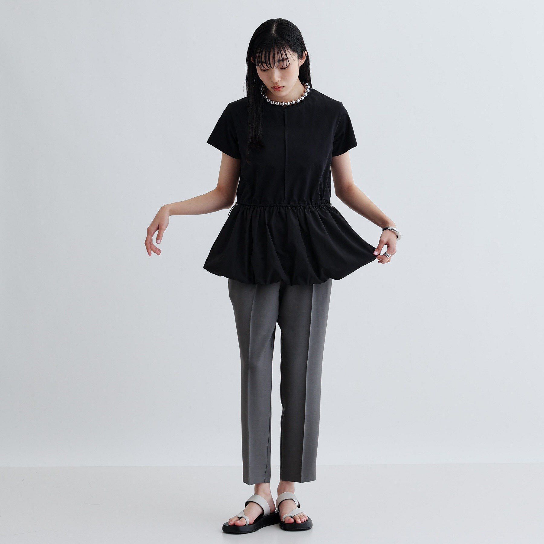 GALLEST「スピンドルペプラムカットソー」|Tシャツ・カットソー|